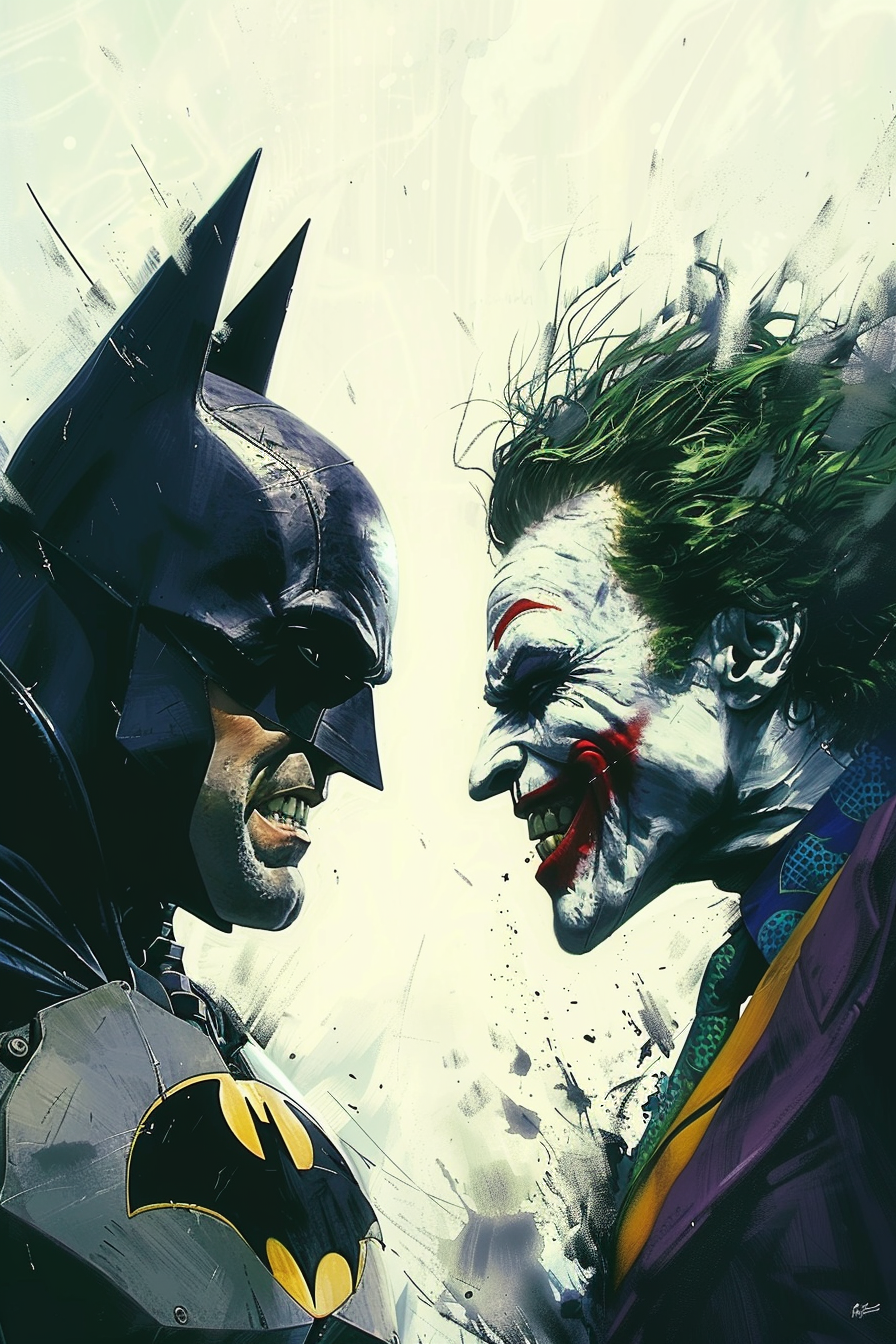 Tableau Batman vs Joker