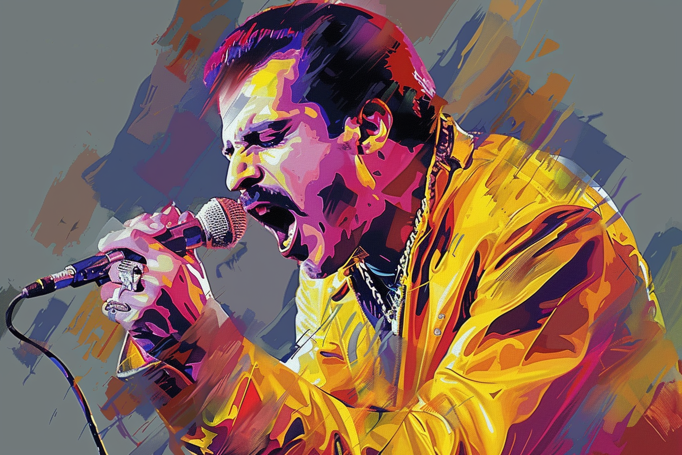 Tableau Queen Freddie Mercury