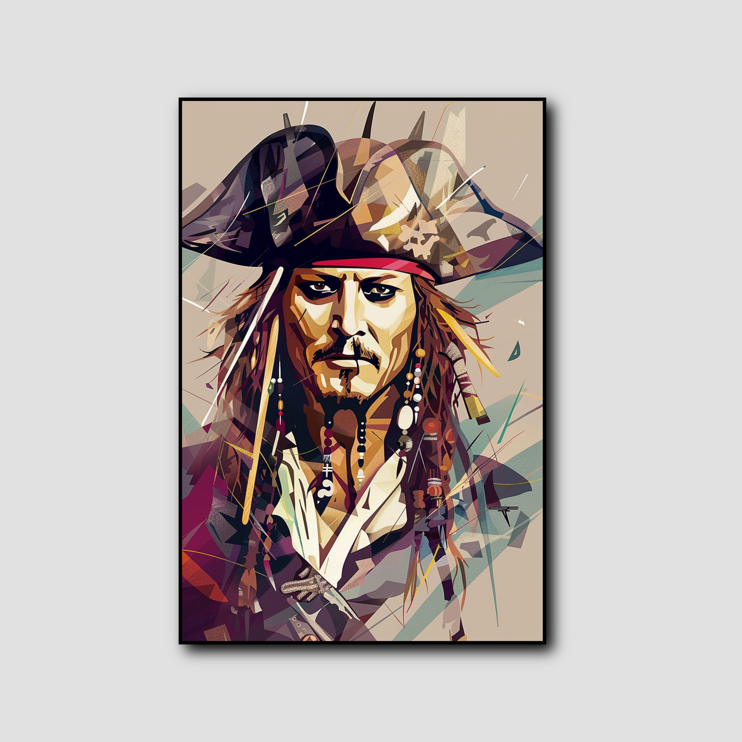 Tableau Johnny Depp Pirate