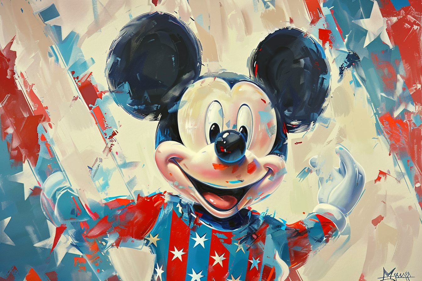 Tableau Disney Mickey USA