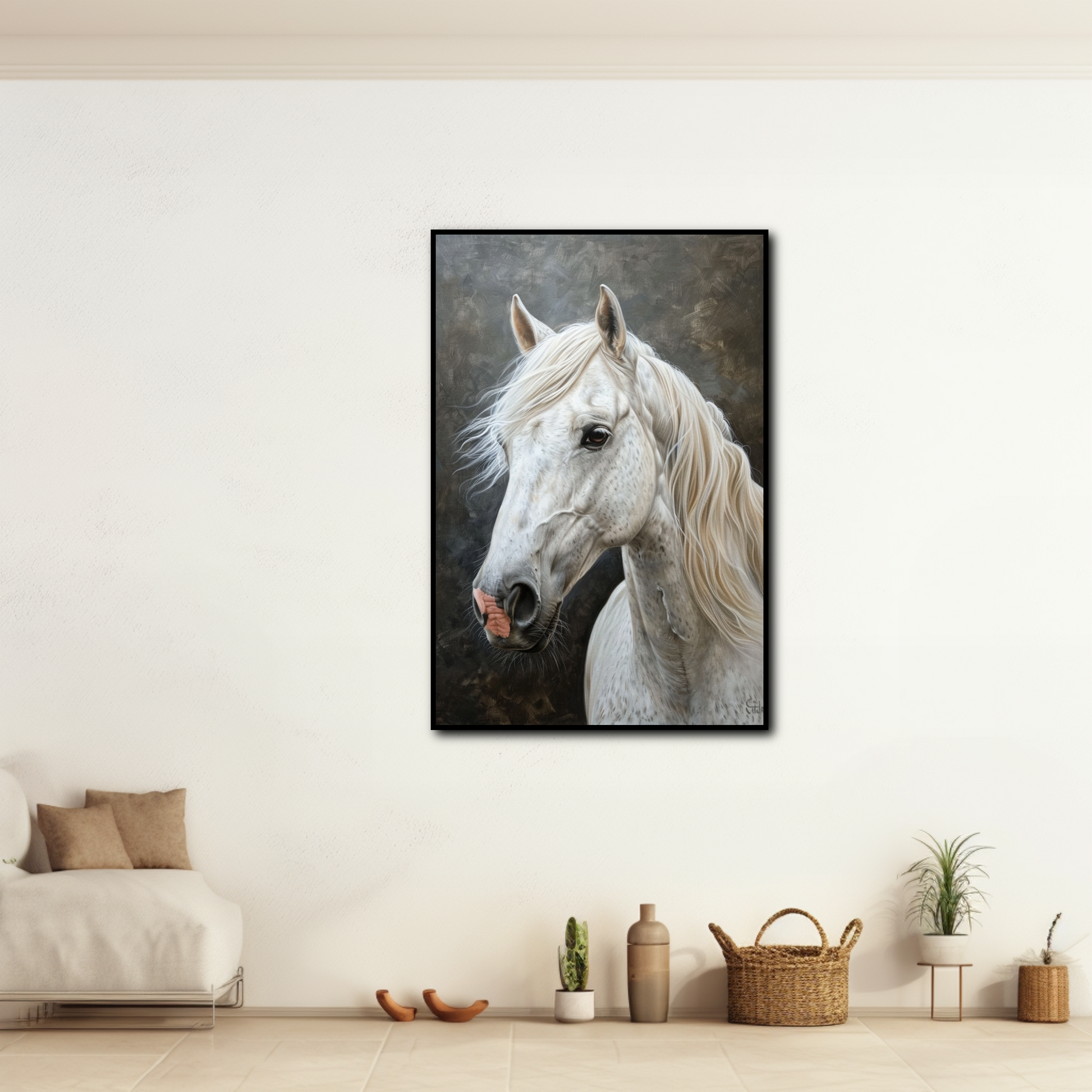 Tableau Cheval Blanc