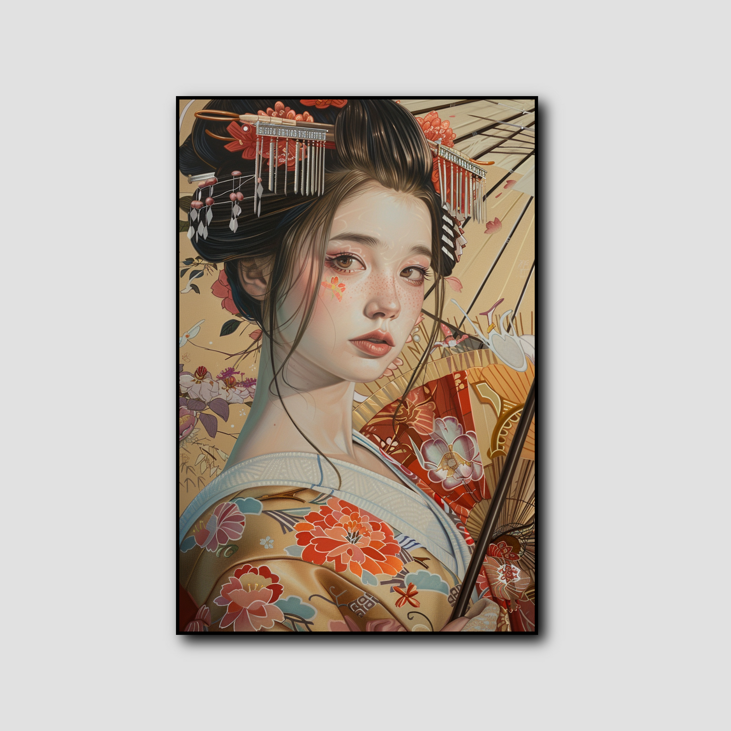 Tableau Japonais Femme