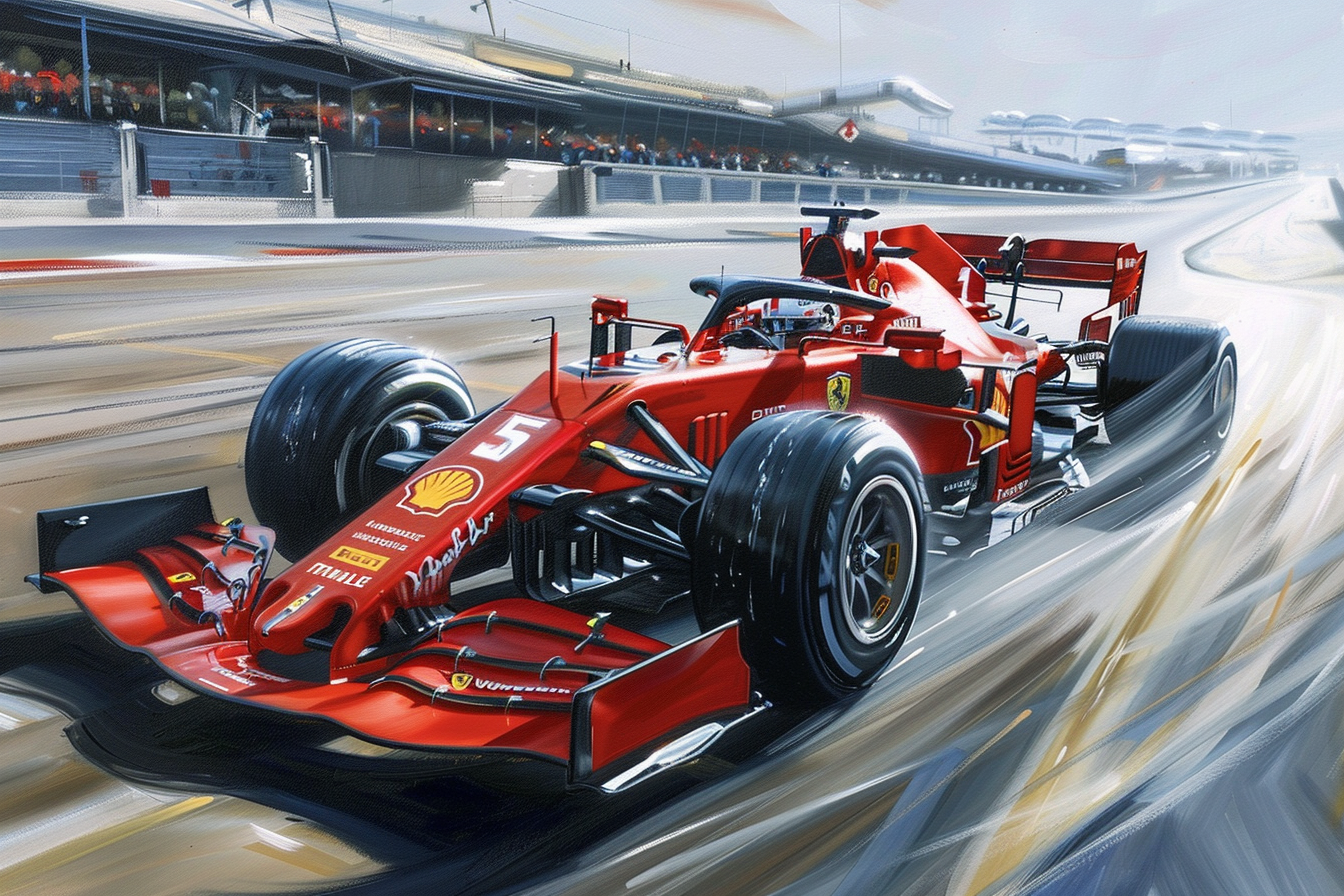 Tableau Formule 1 Ferrari