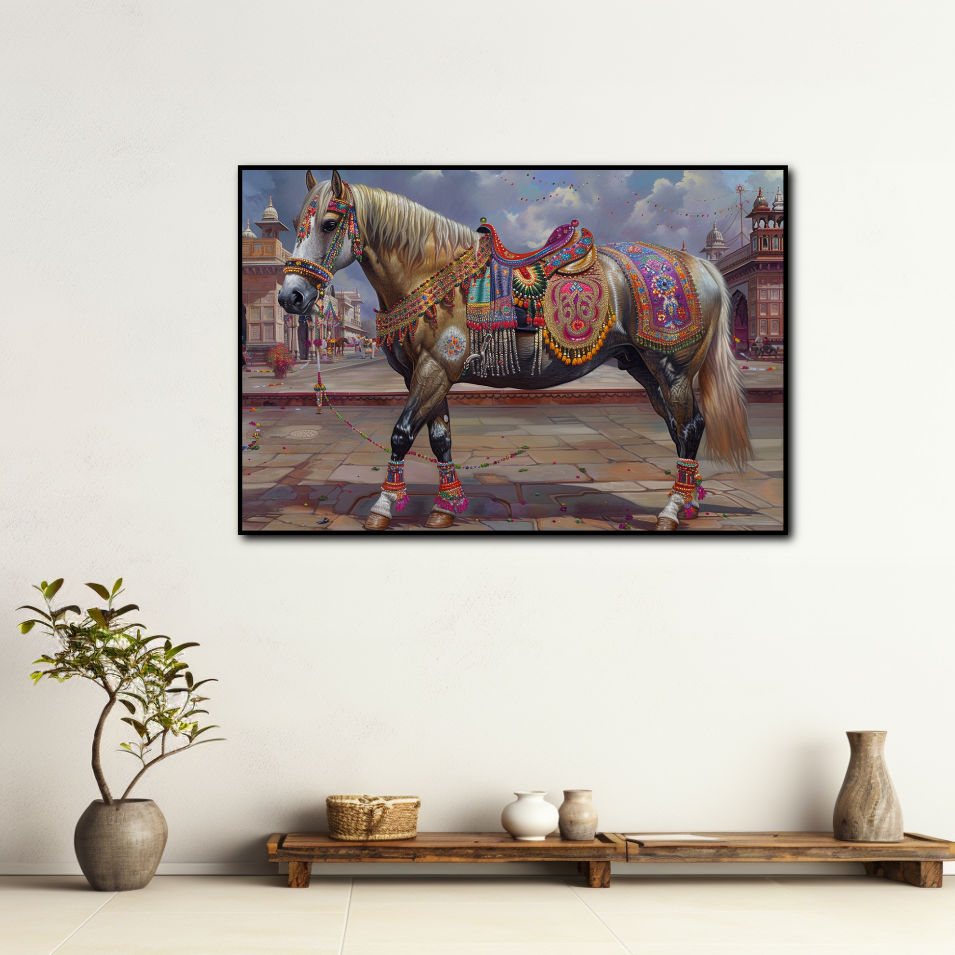 Tableau Cheval Indien