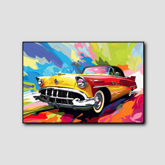 Tableau Voiture Pop Art