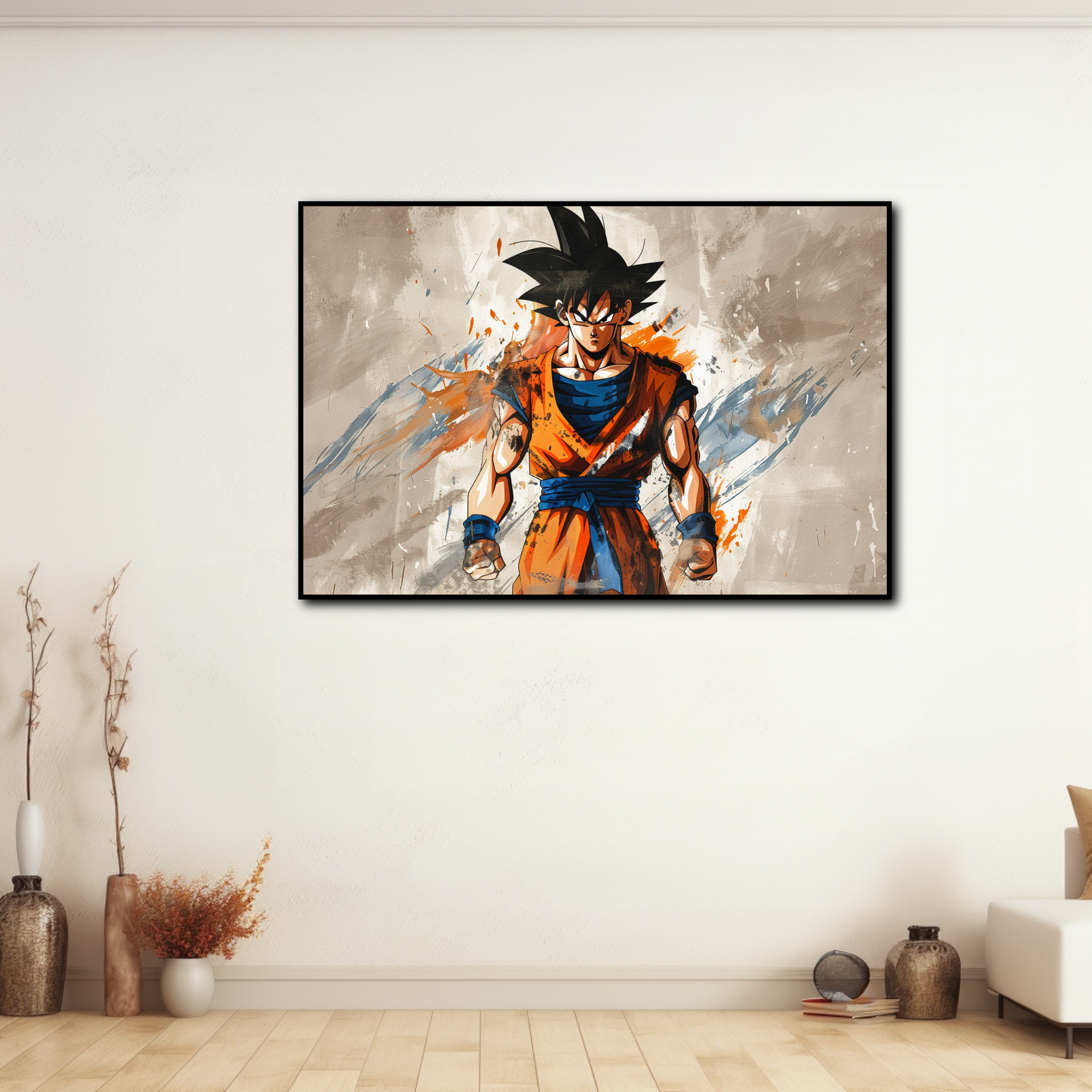 Tableau Dragon Ball Goku Painting