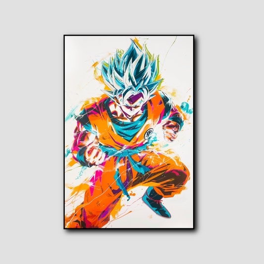 Tableau Dragon Ball Z Sangoku Pop Art