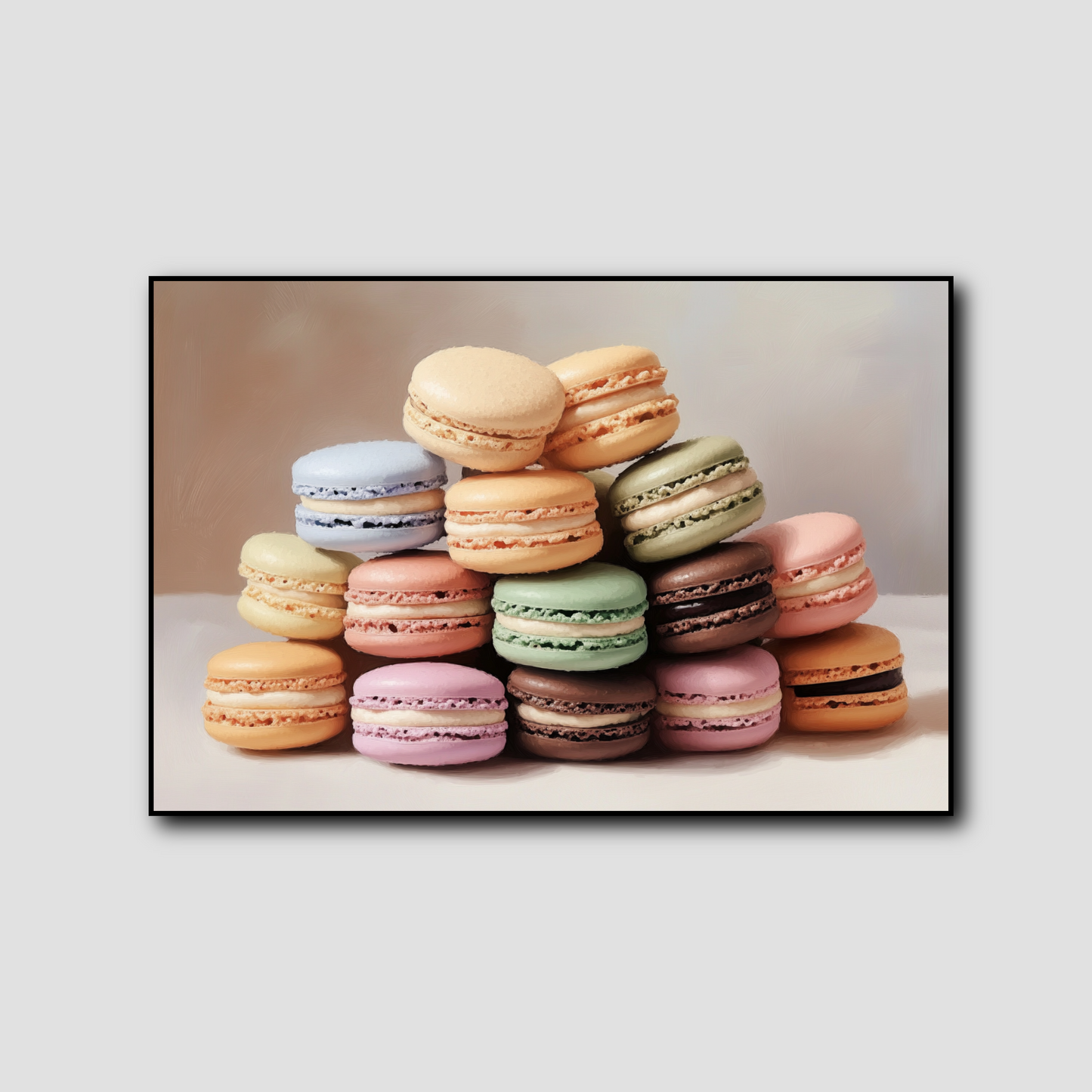 Tableau macarons