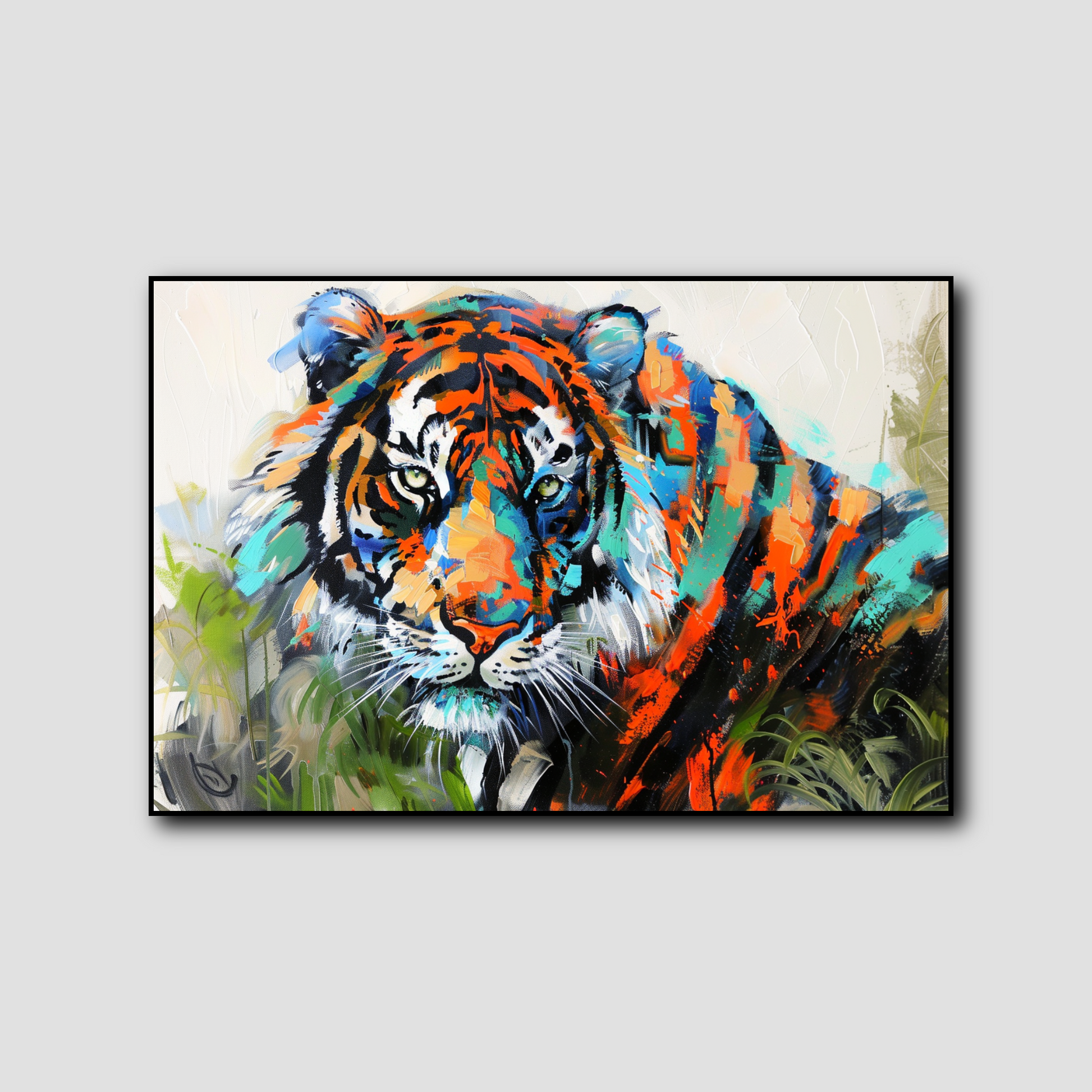 Tableau Tigre Coloré