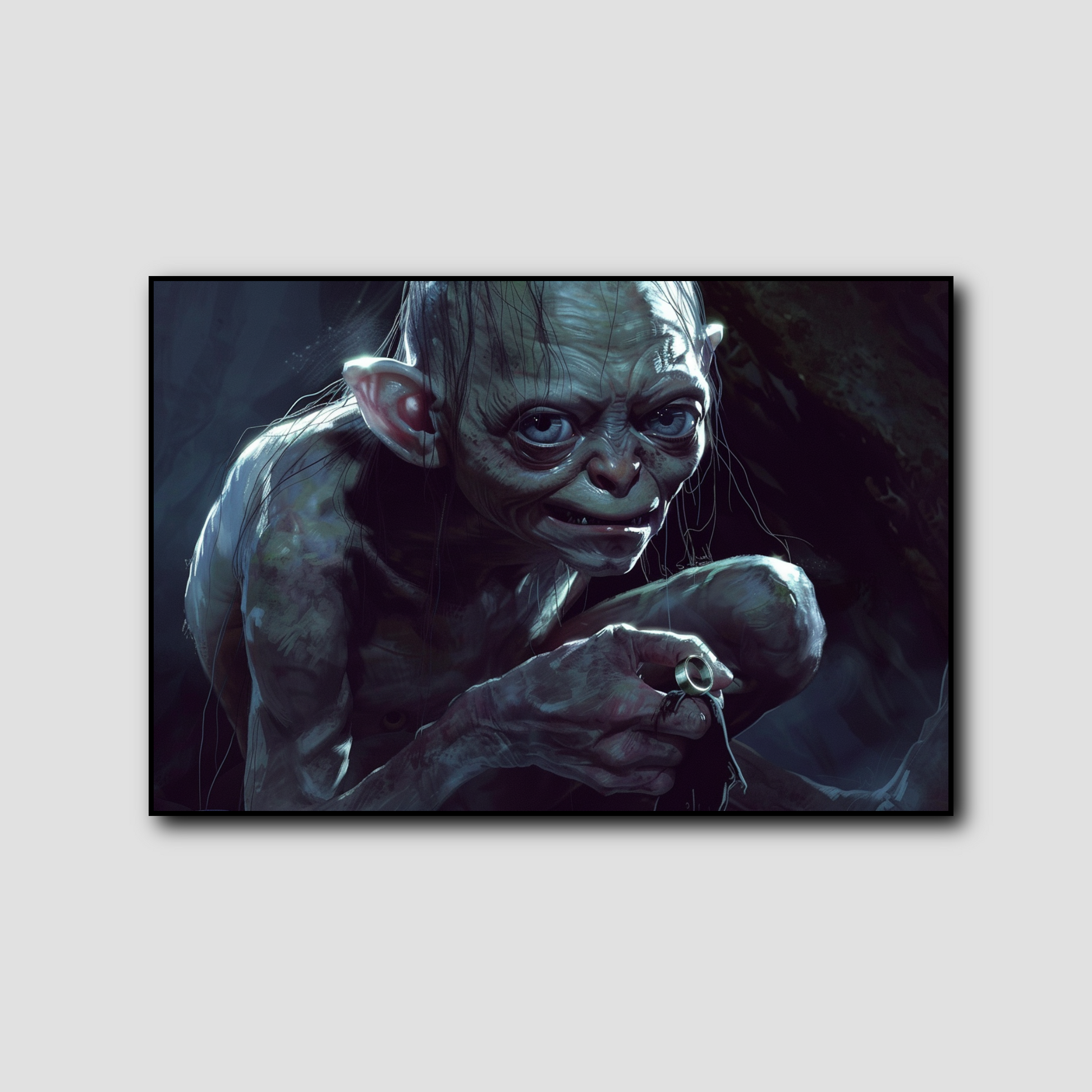 Tableau Seigneur des Anneaux Gollum