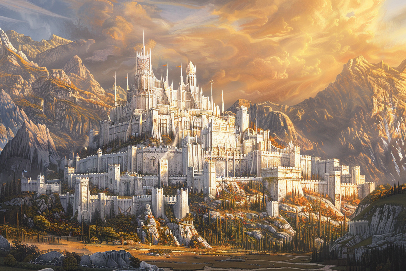 Tableau Seigneur Des Anneaux Minas Tirith