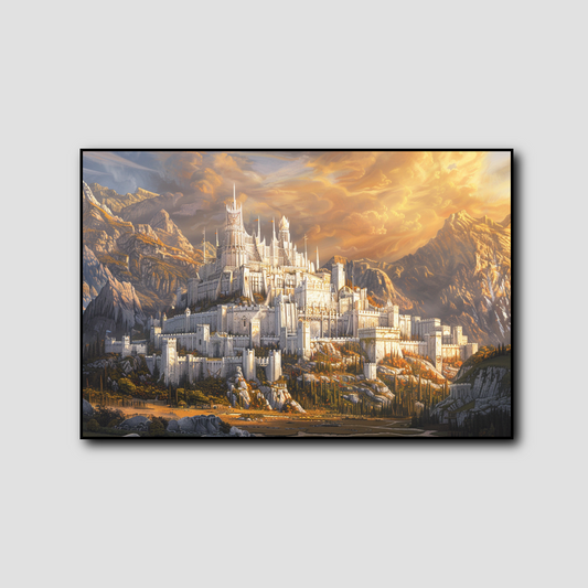 Tableau Seigneur Des Anneaux Minas Tirith