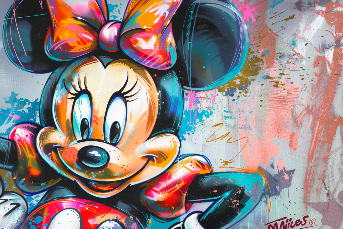 Tableau Street Art Minnie