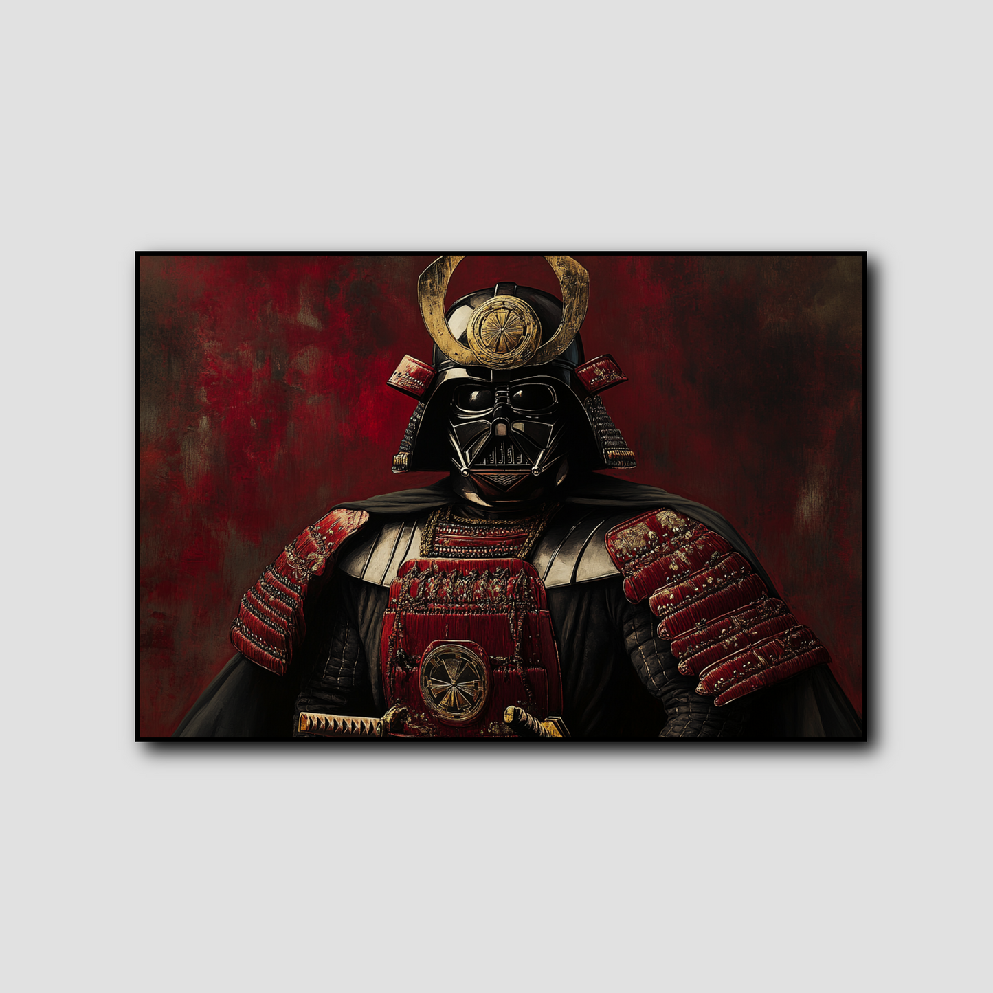 Tableau déco portrait Dark Vador en Samouraï