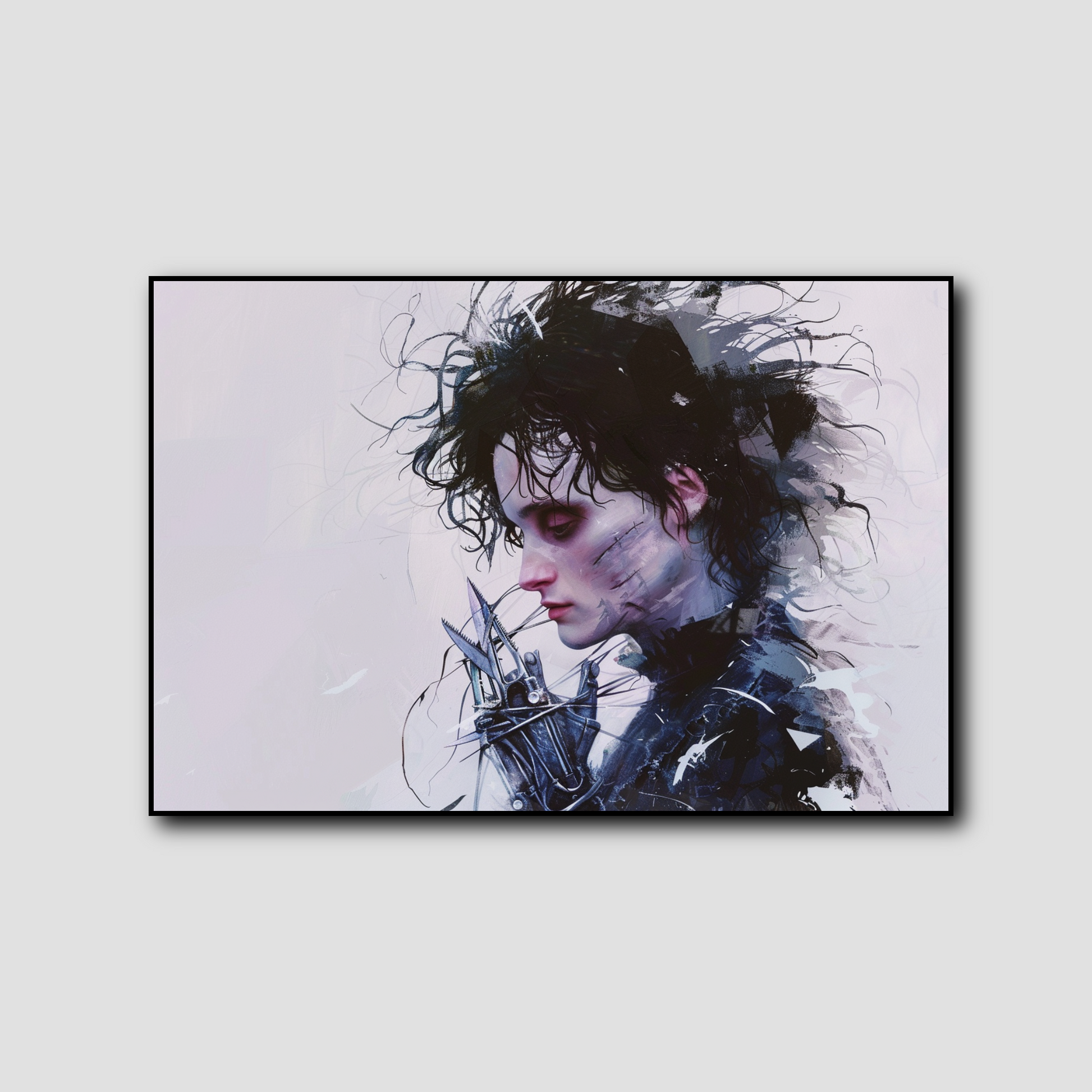 Tableau déco Edward aux mains d’argent – Tim Burton