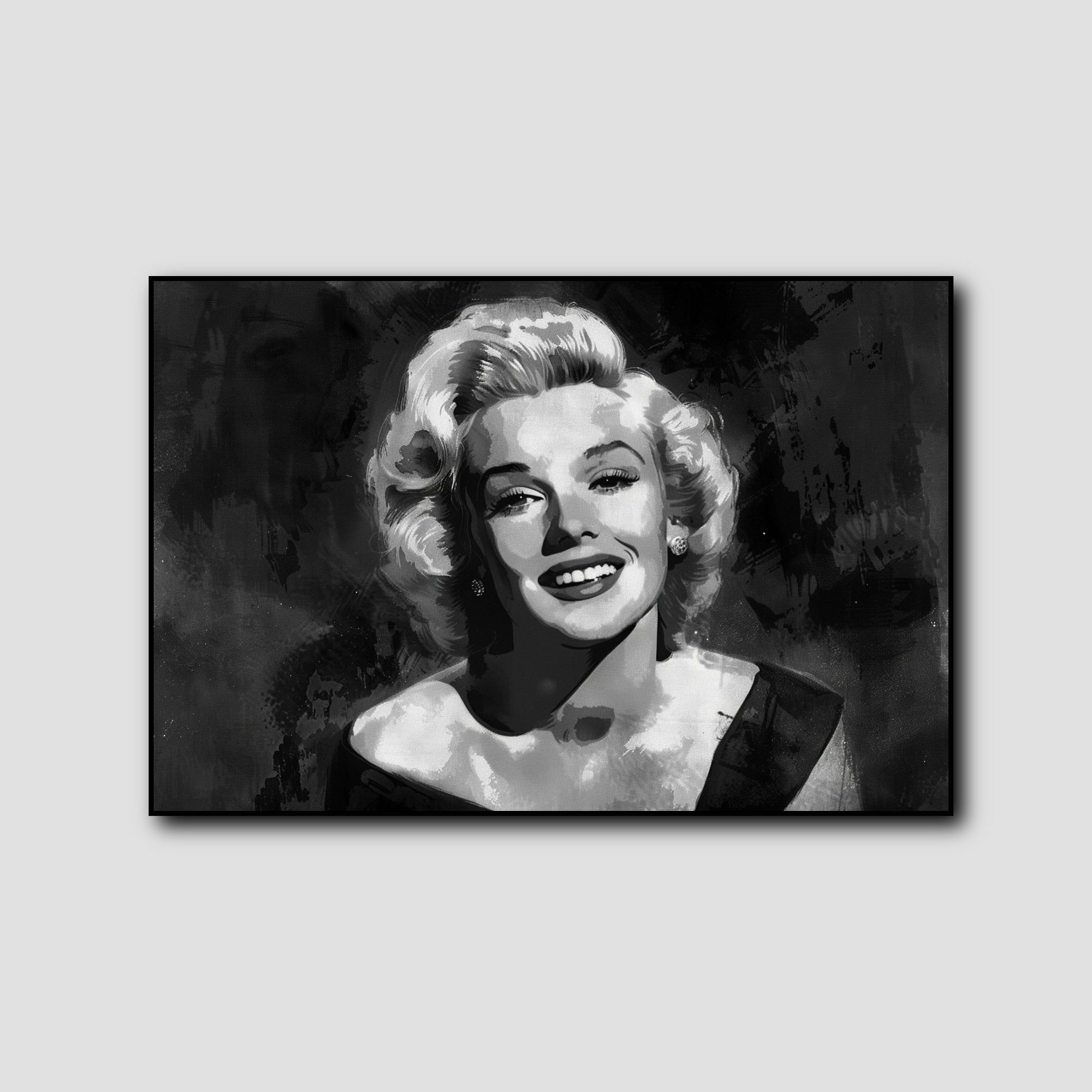 Tableau Marilyn Monroe Noir et Blanc