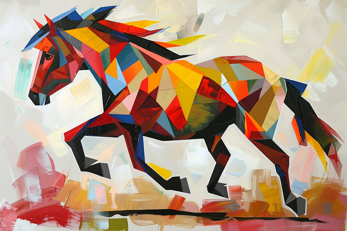 Peinture Cheval Moderne