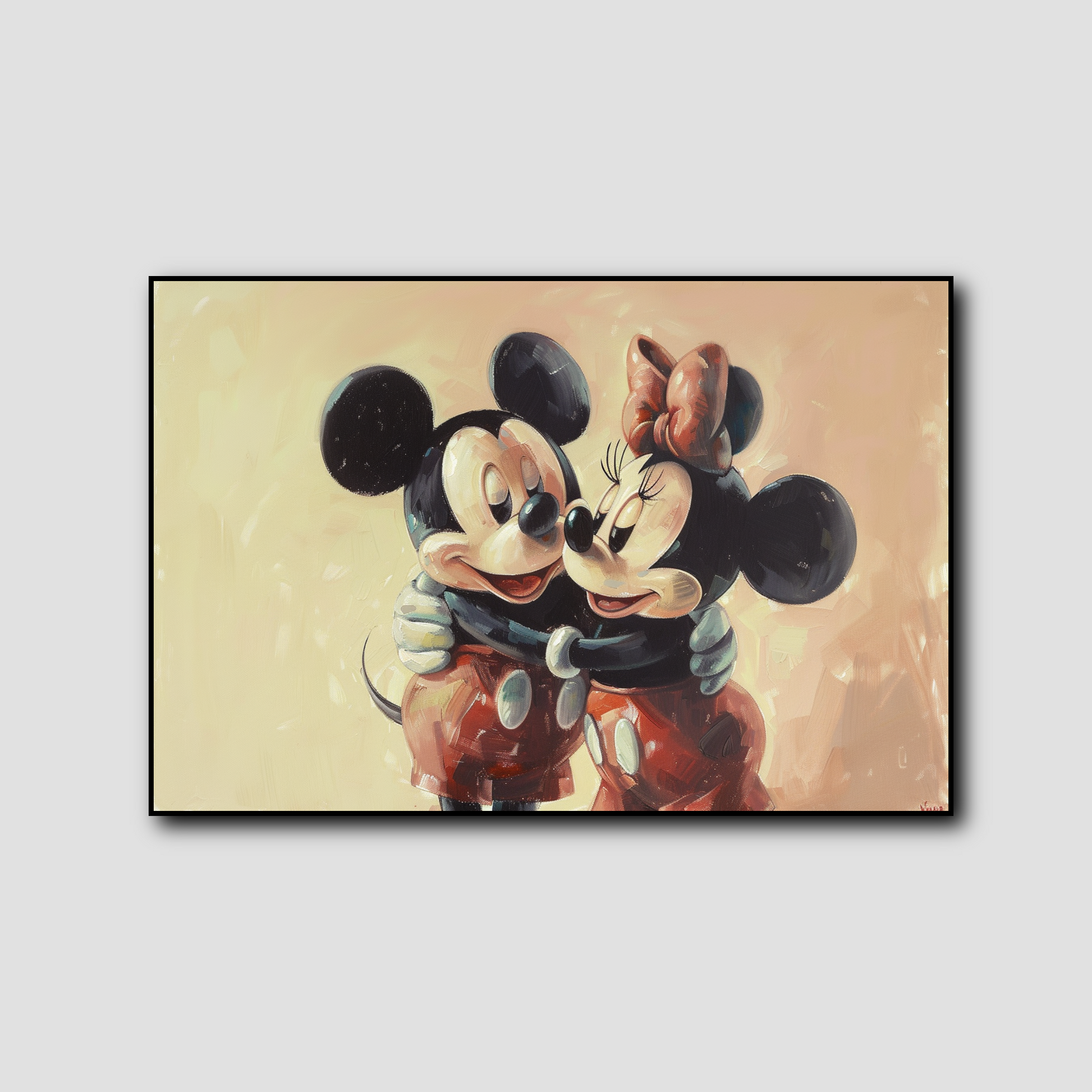 Tableau Disney Mickey & Minnie Amour