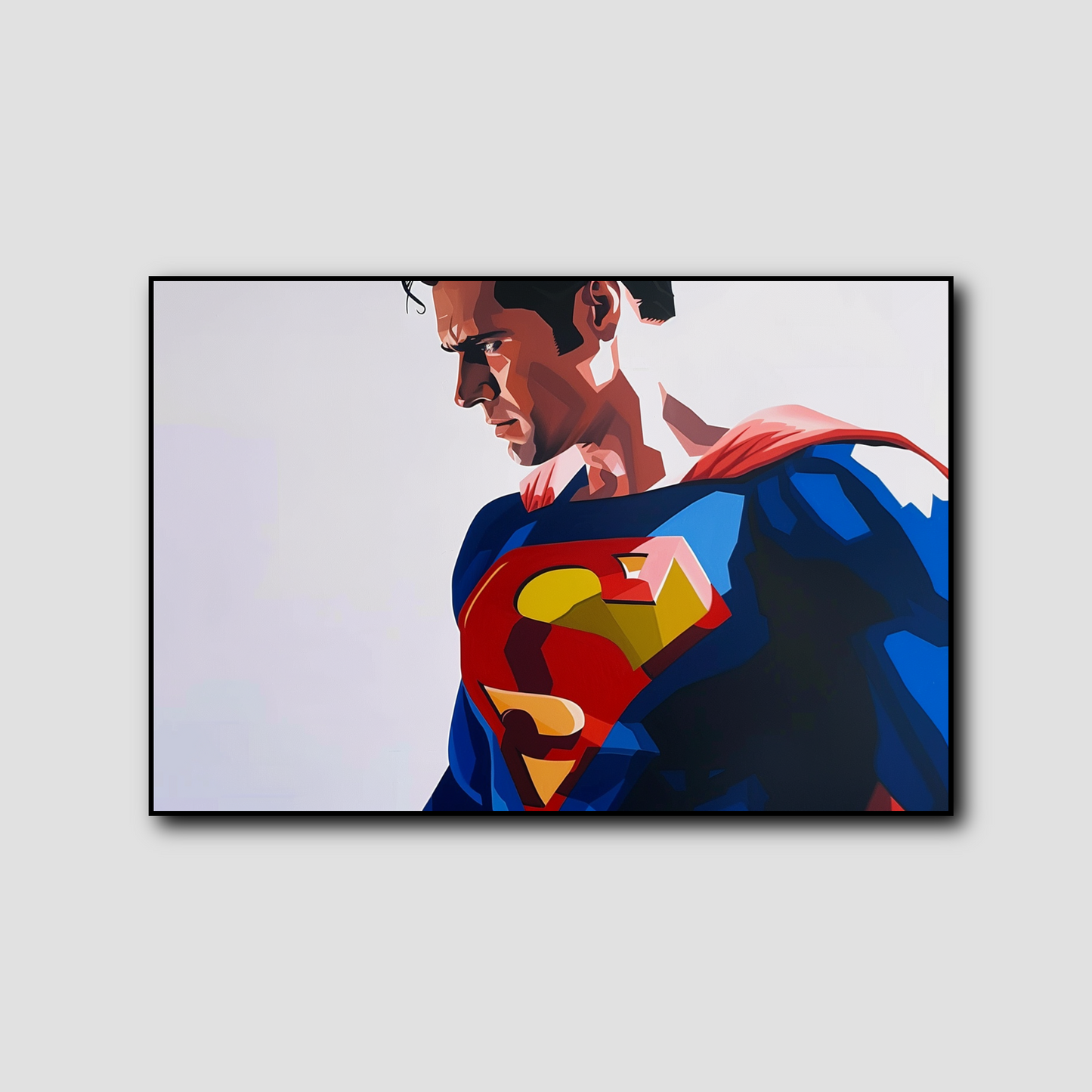 Tableau déco Superman minimaliste