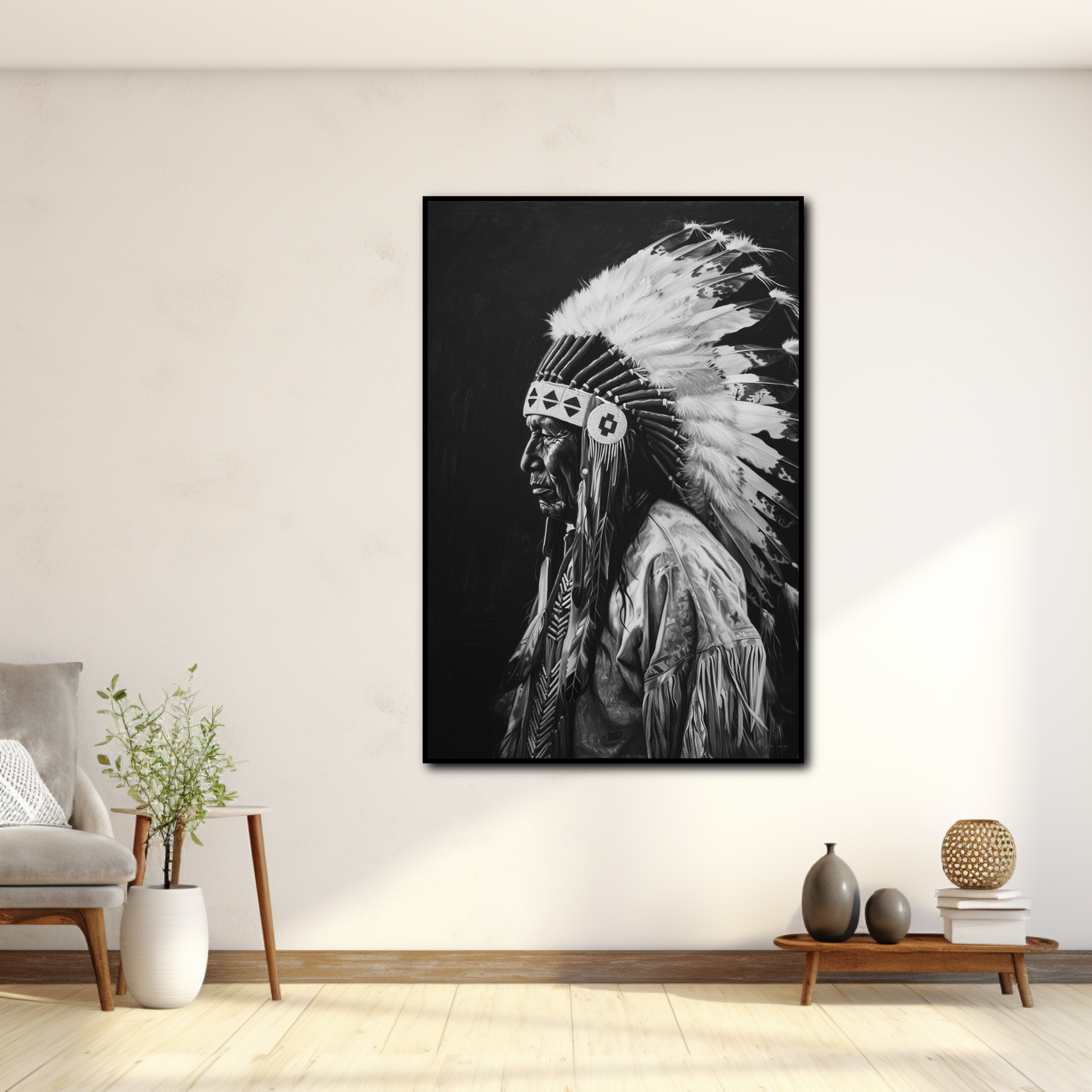 Tableau Style Indien - Vestiaire Western Tableau Style Indien - Vestiaire Western