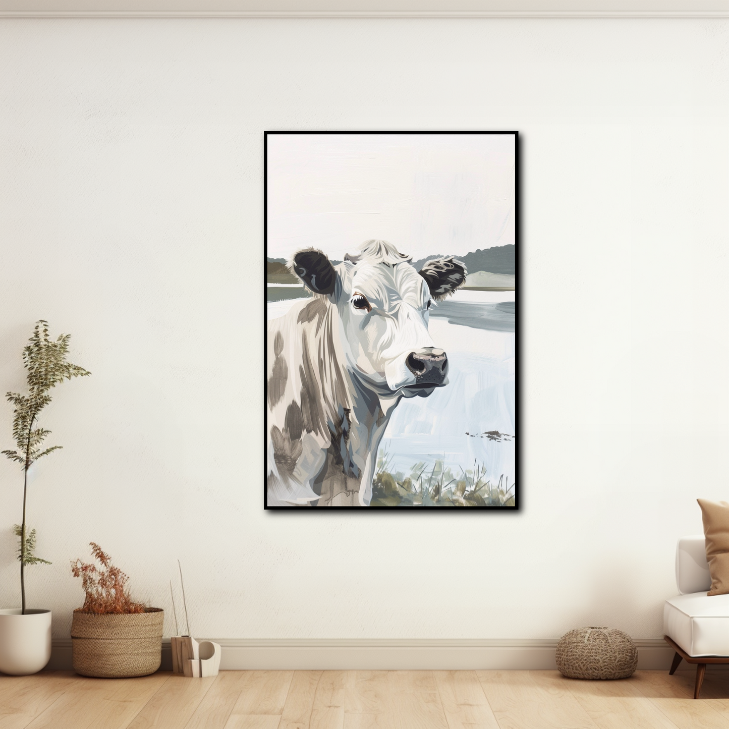 Tableau Vache Allgäu