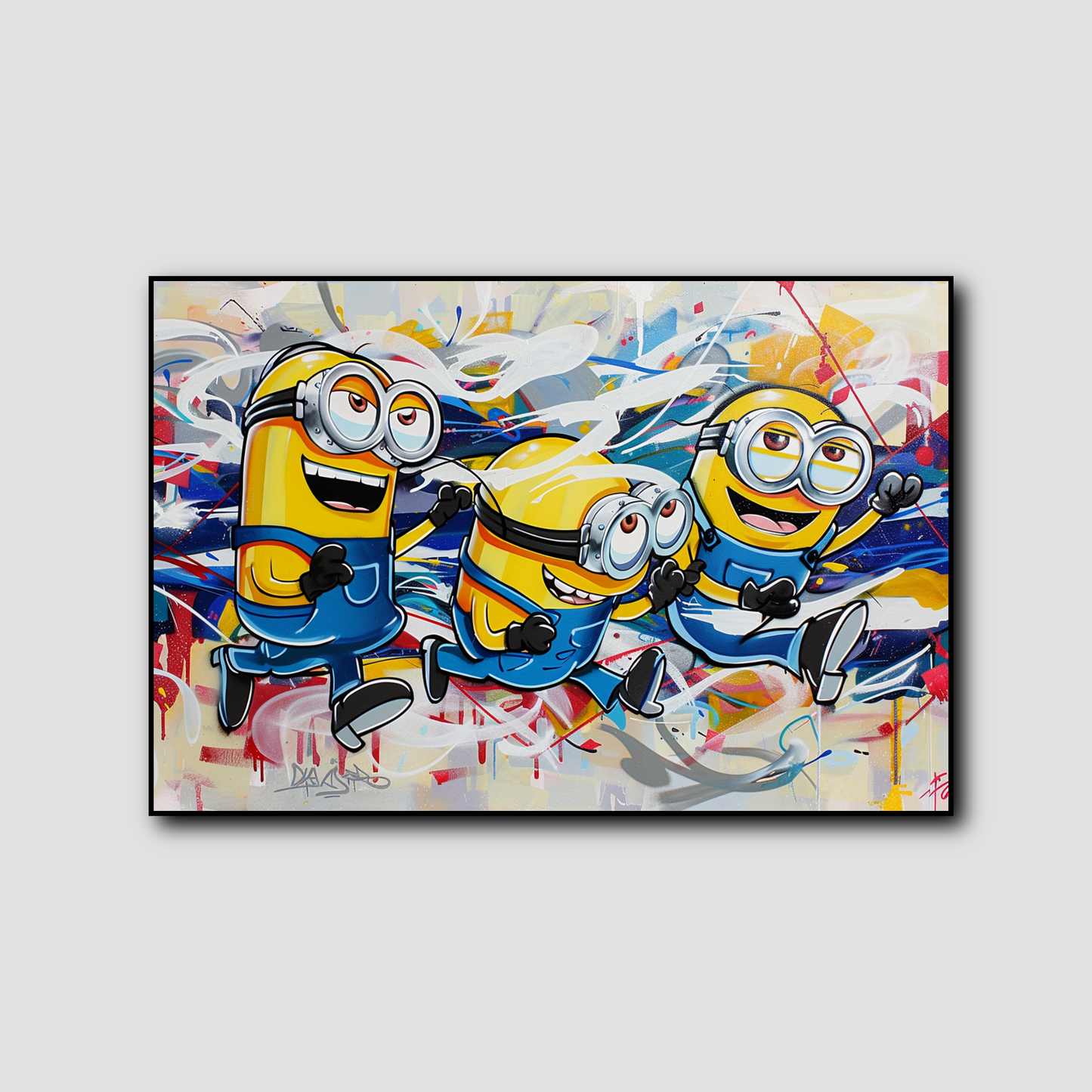 Tableau Street Art Minions