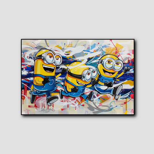 Tableau Street Art Minions