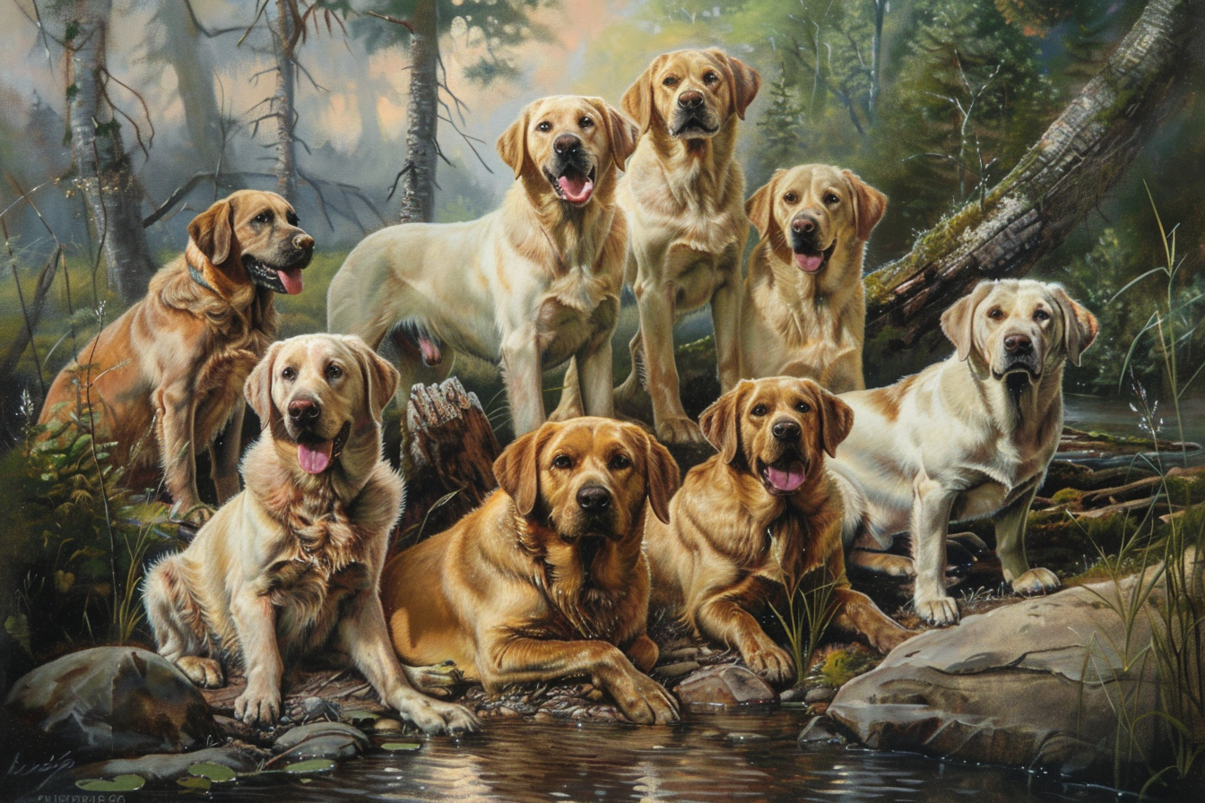 Tableau Labradors