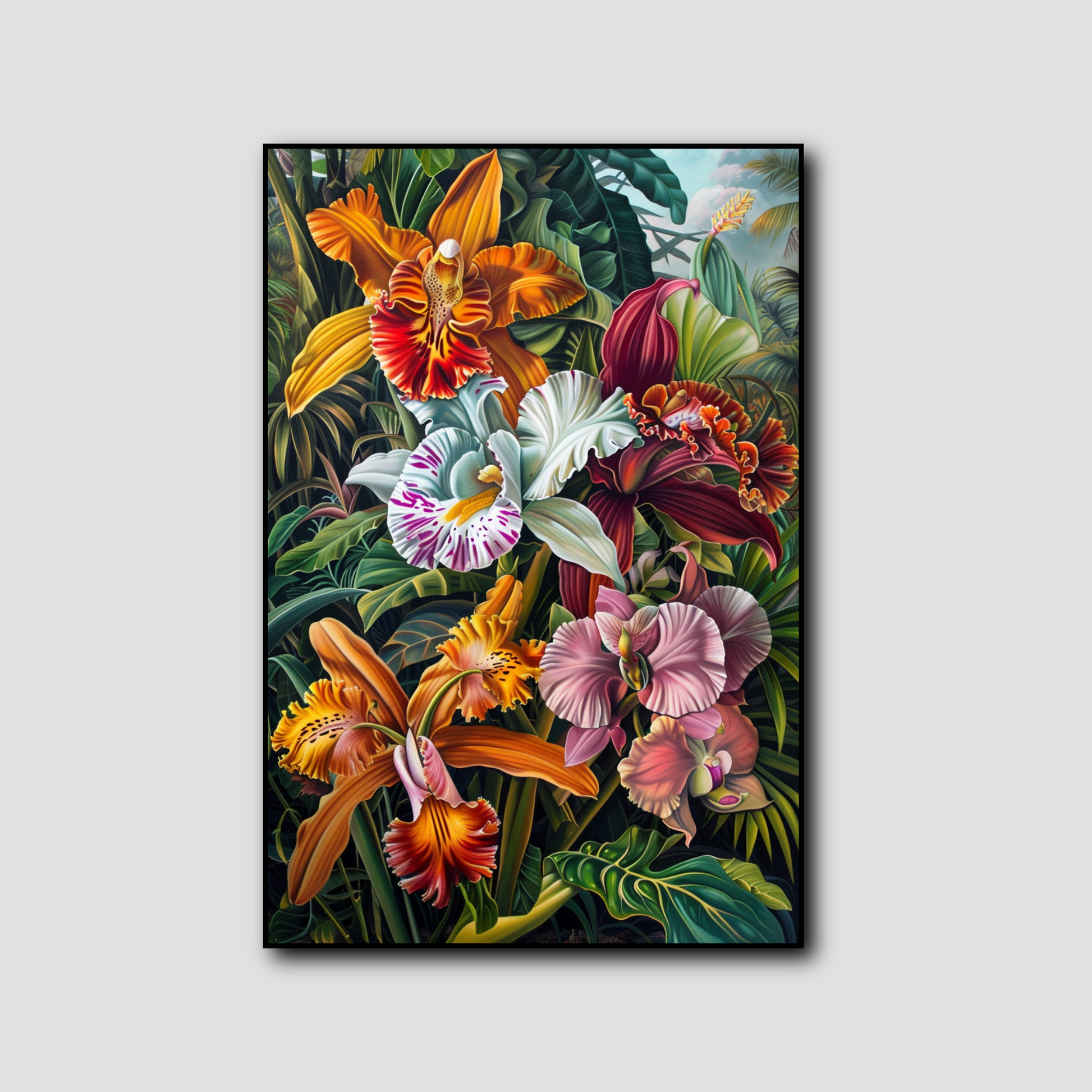 Tableau Fleurs Exotiques