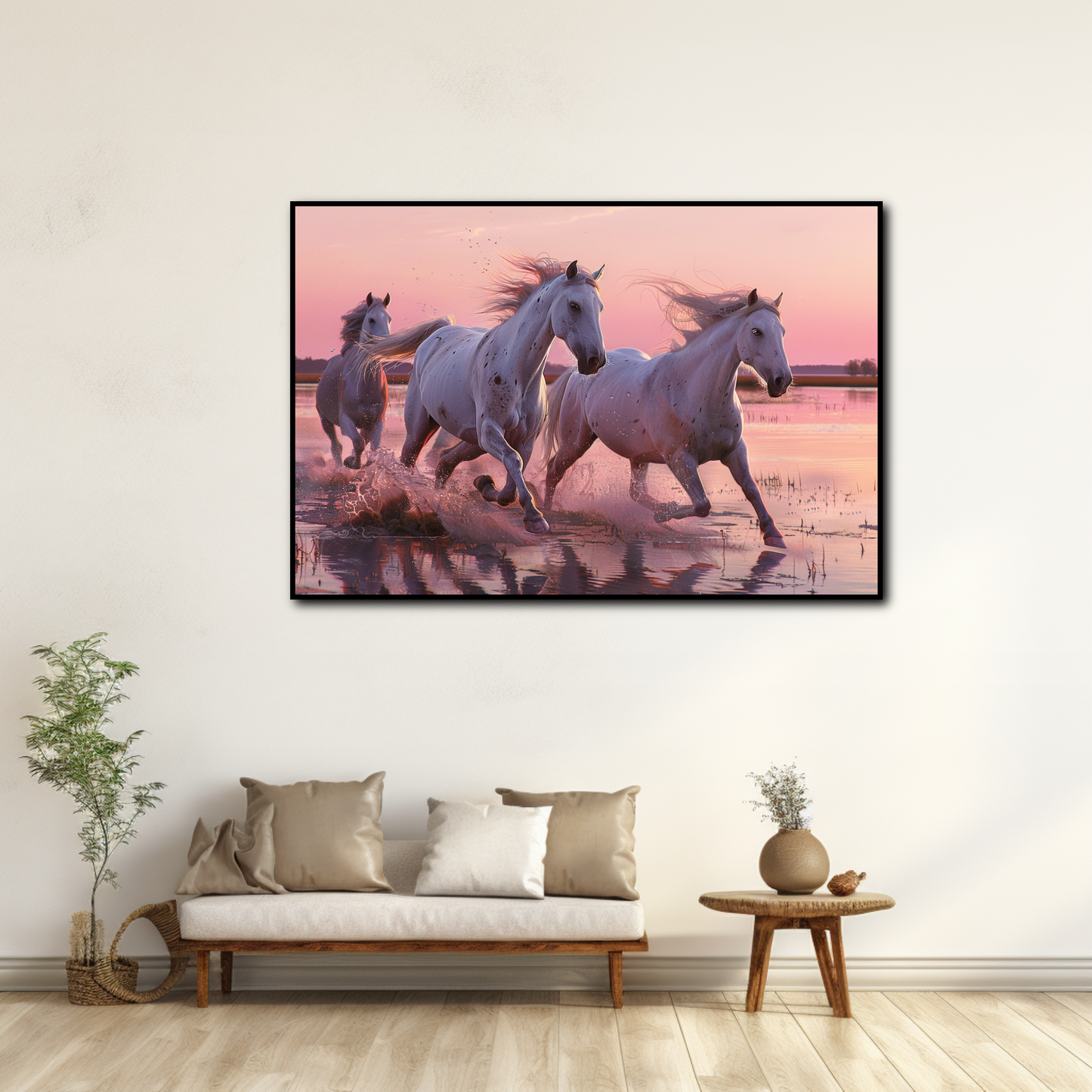 Tableau Chevaux Camargue