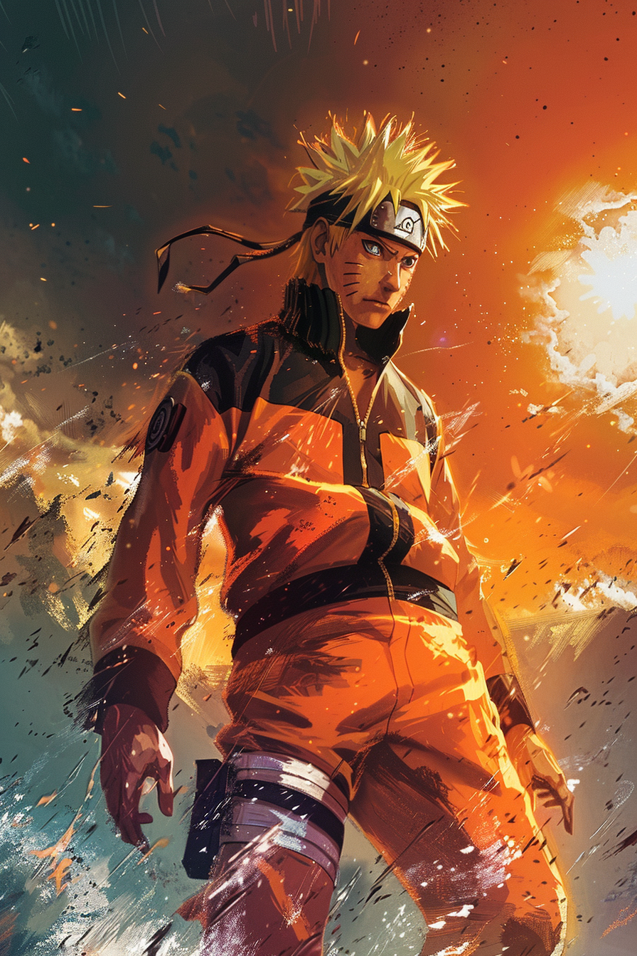 Tableau Naruto Crépuscule du Shinobi