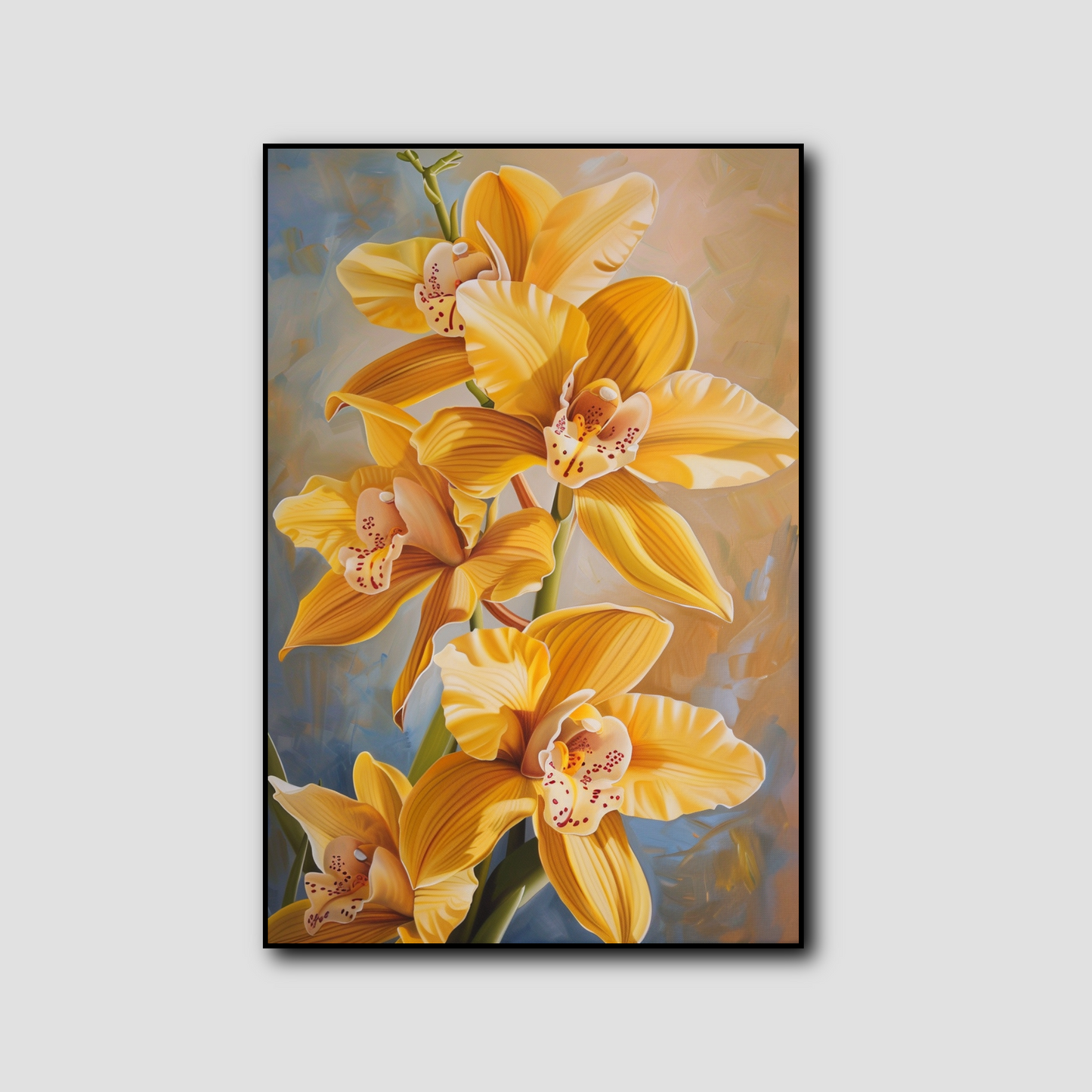 Tableau Orchidée Jaune