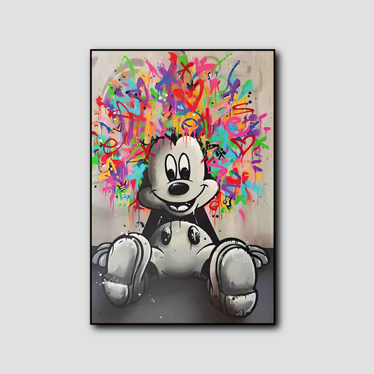 Tableau Street Art Mickey Mouse