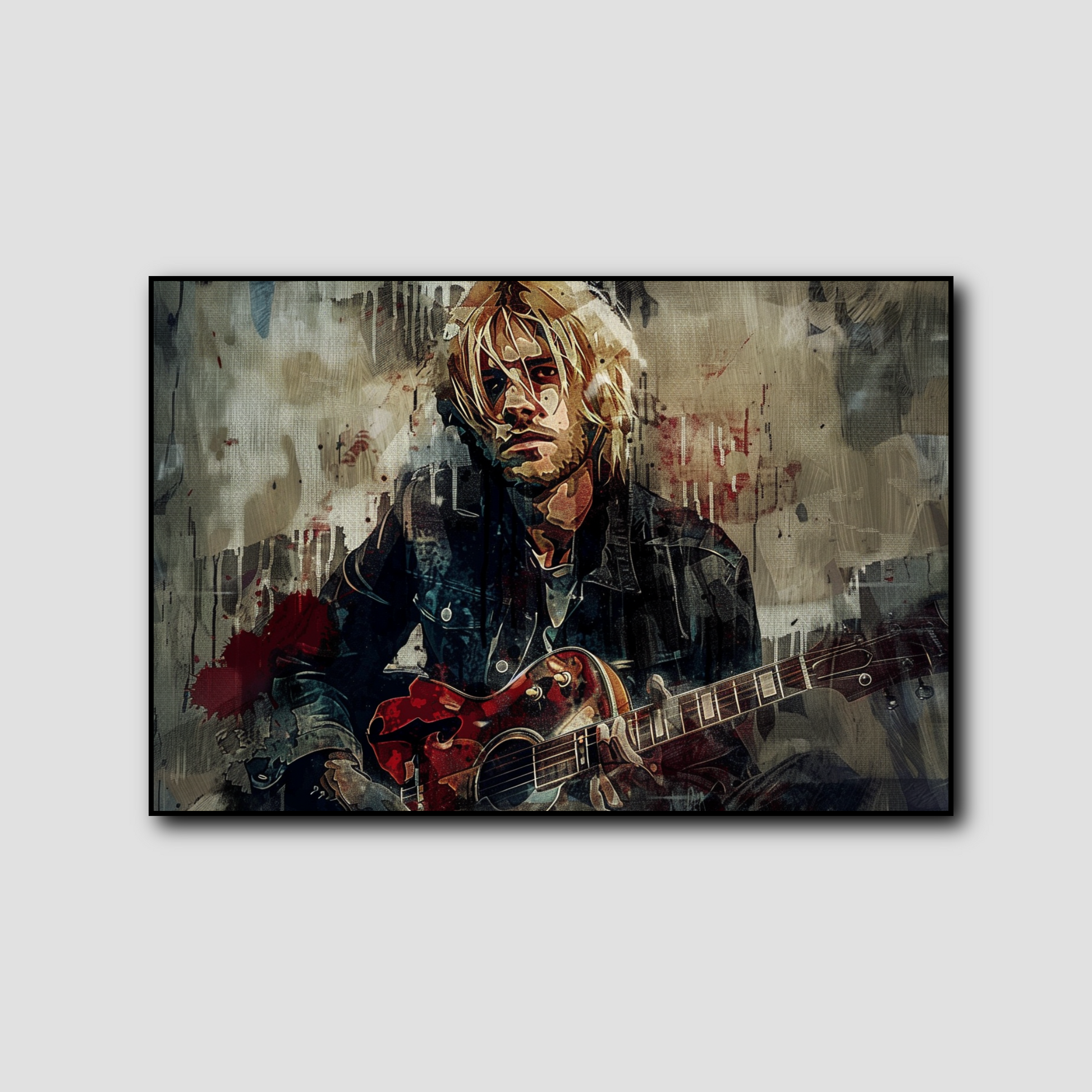 Tableau Nirvana Kurt Cobain