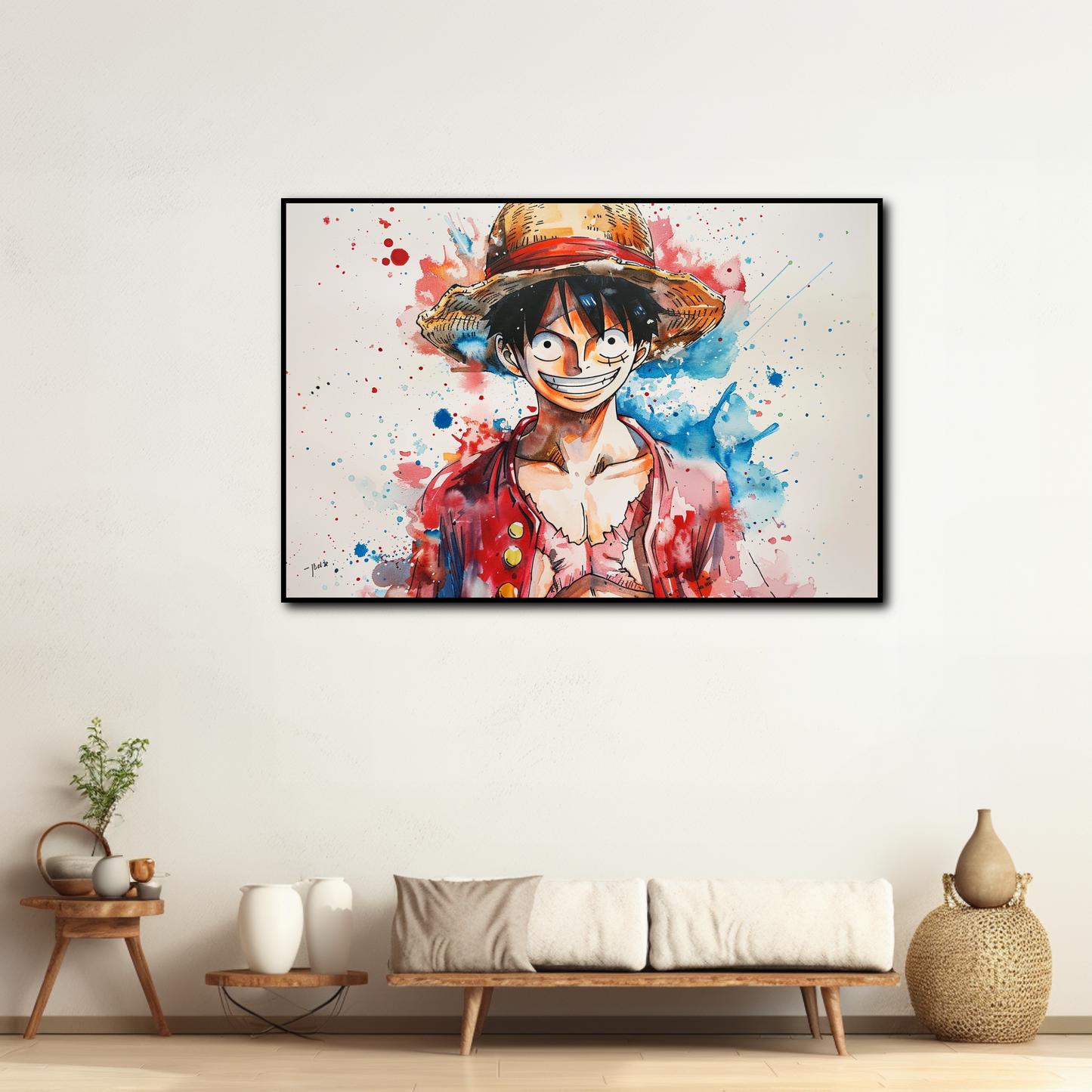 Tableau One Piece Monkey D Luffy