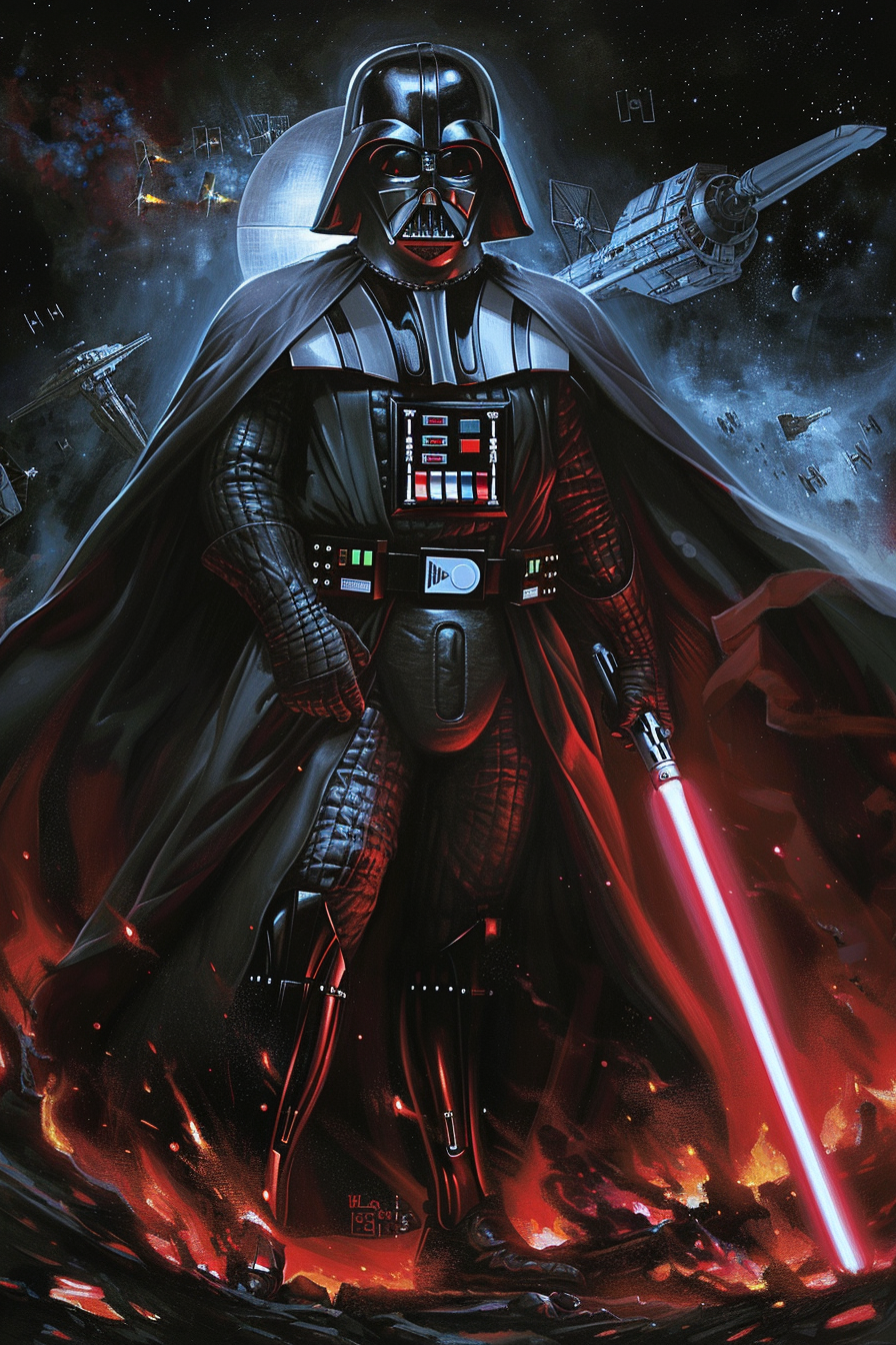 Tableau Star Wars Dark Vador