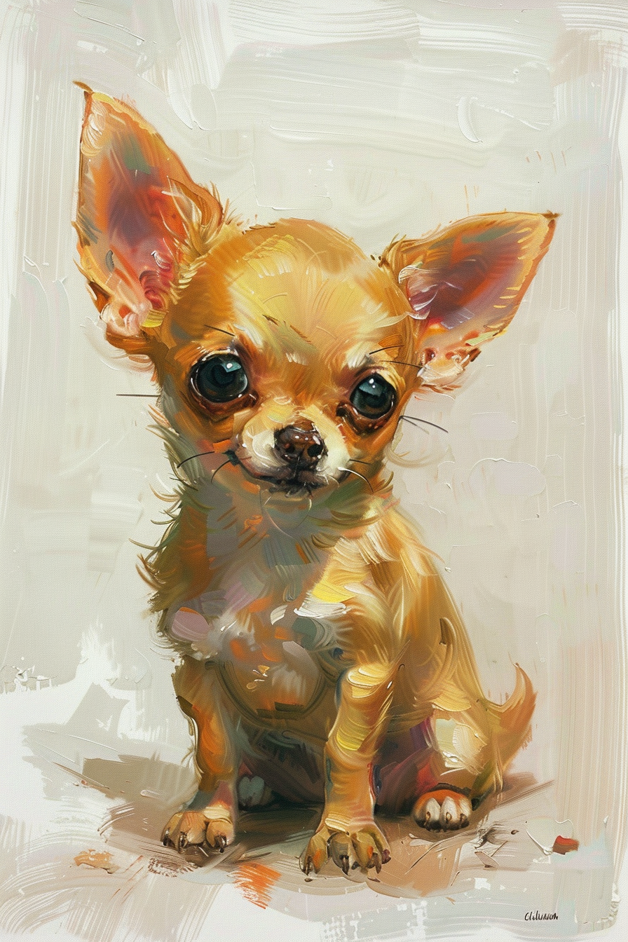 Tableau Chien Le Chihuahua