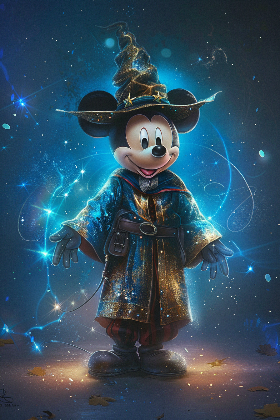 Tableau Disney Mickey Magicien