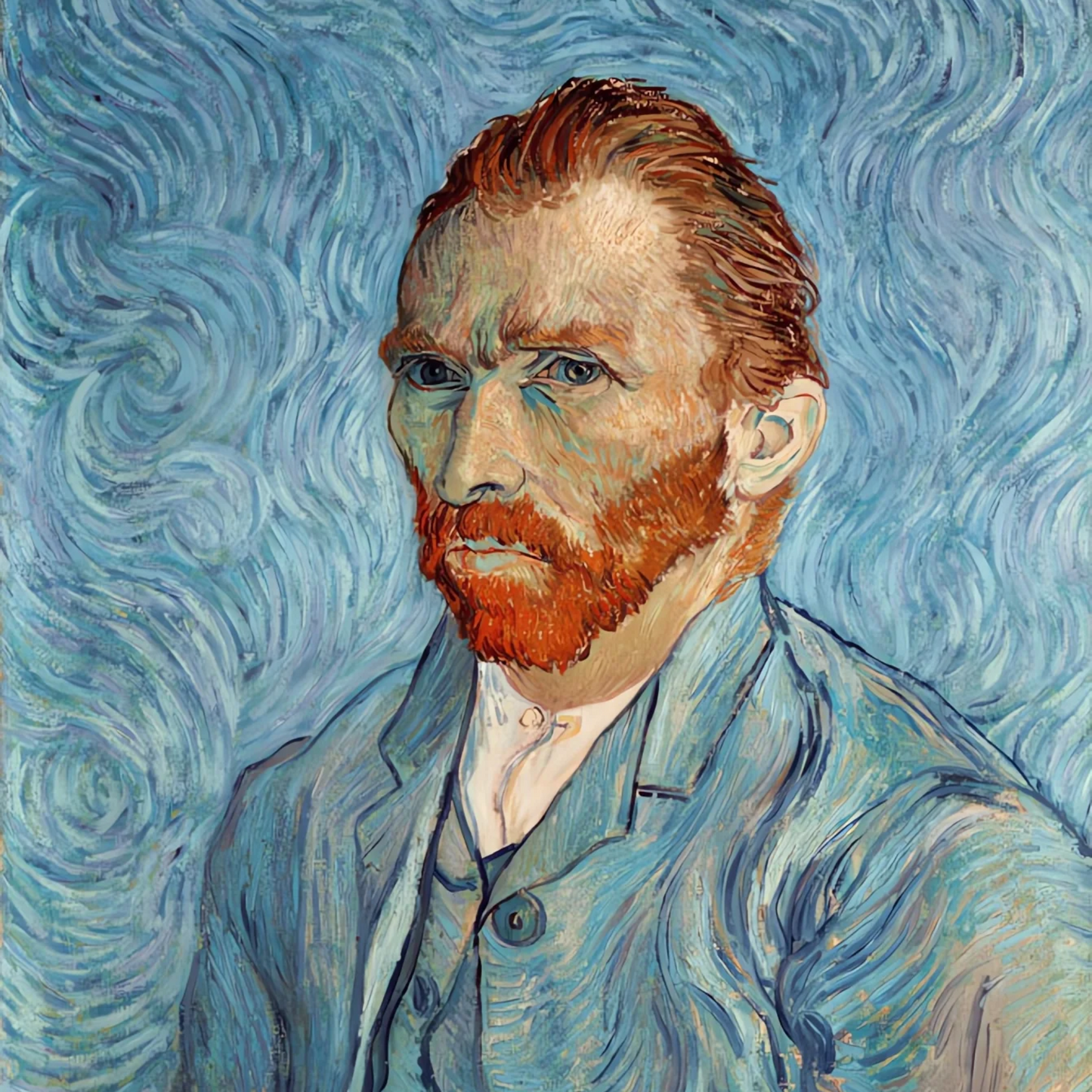 Van Gogh / Autoportrait 1889 - Vincent Van Gogh