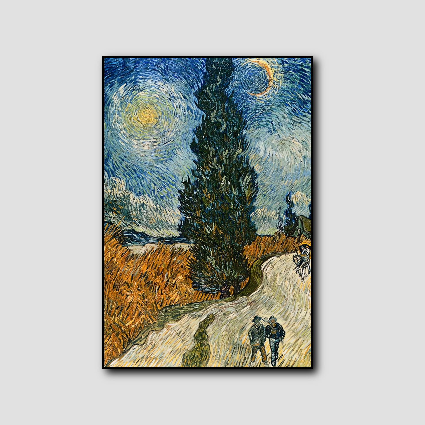 Route avec des cyprès - Vincent Van Gogh