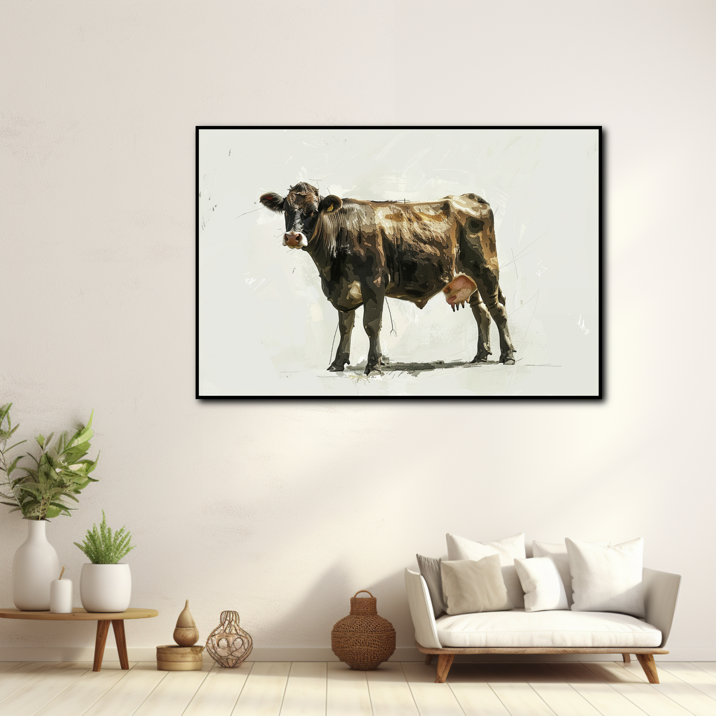 Peinture Vache Noire