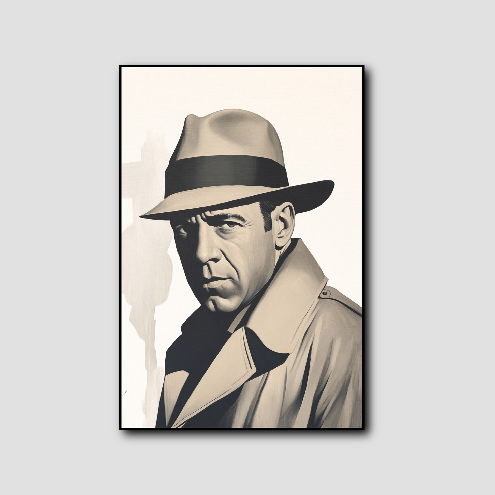 Tableau Humphrey Bogart Casablanca