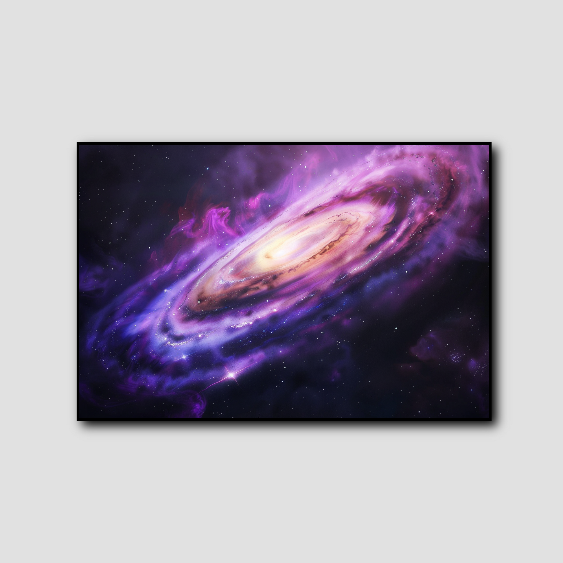 Tableau Galaxie Violette