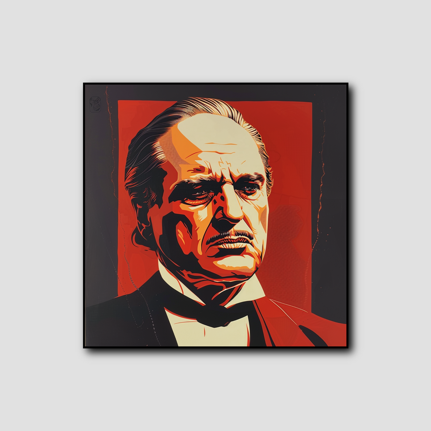 Tableau Marlon Brando The Godfather