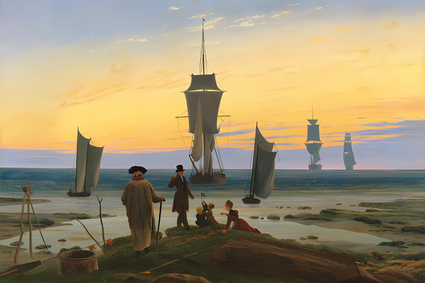 Les étapes de vie - Caspar David Friedrich