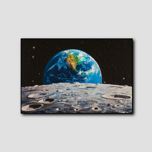 Tableau Terre vue de la Lune