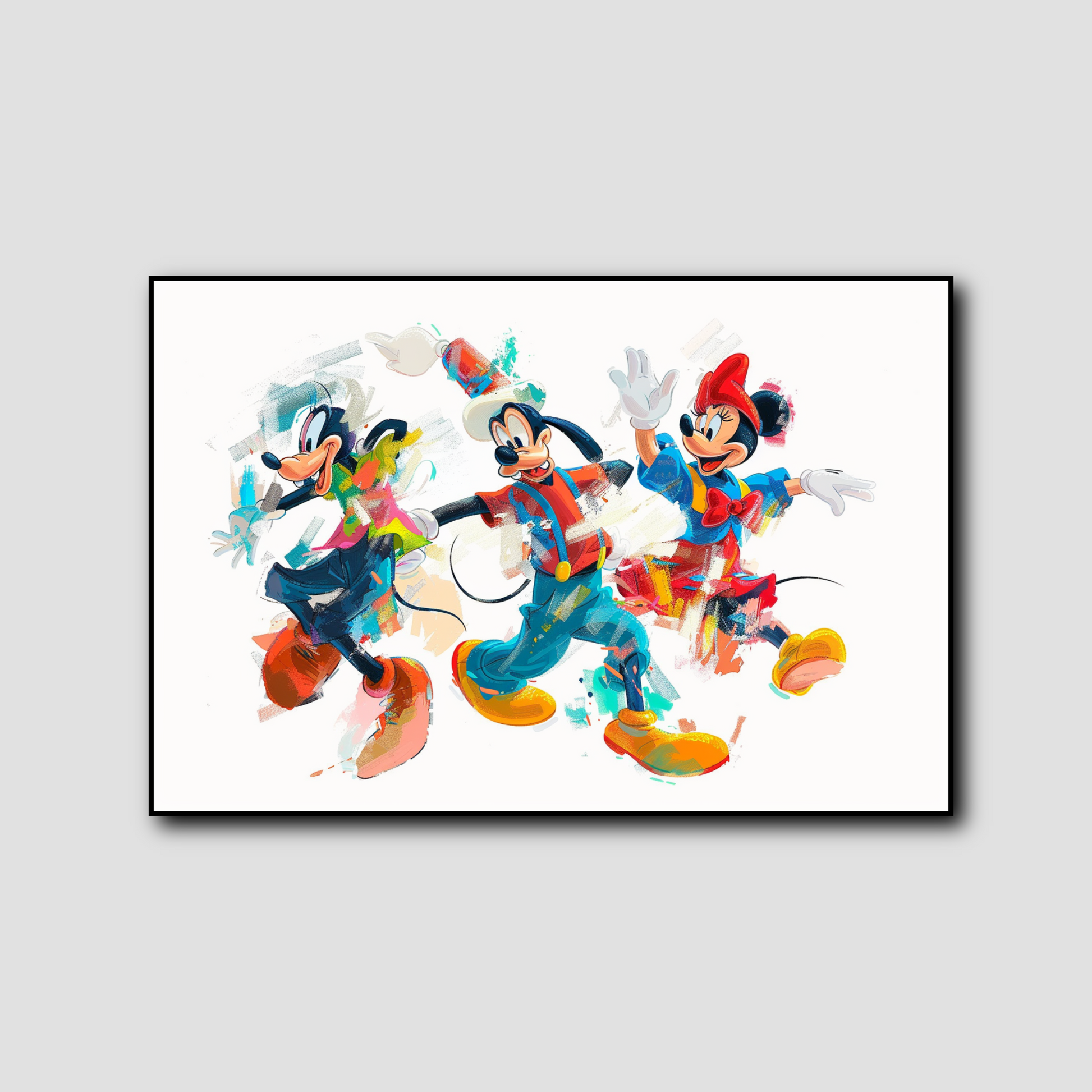 Tableaux Disney Dingo & Mickey & Donald