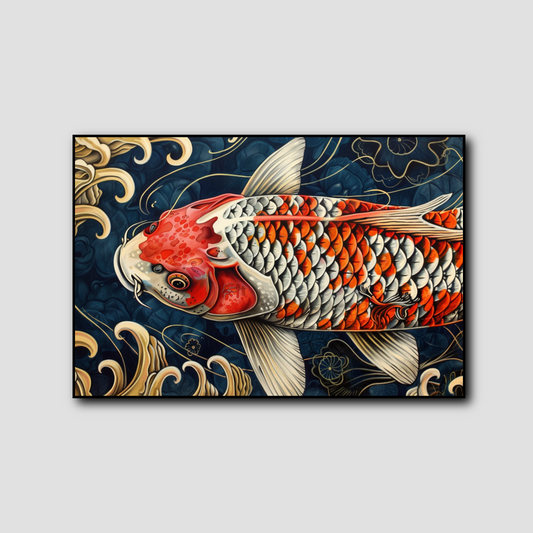 Tableau Poisson Japonais