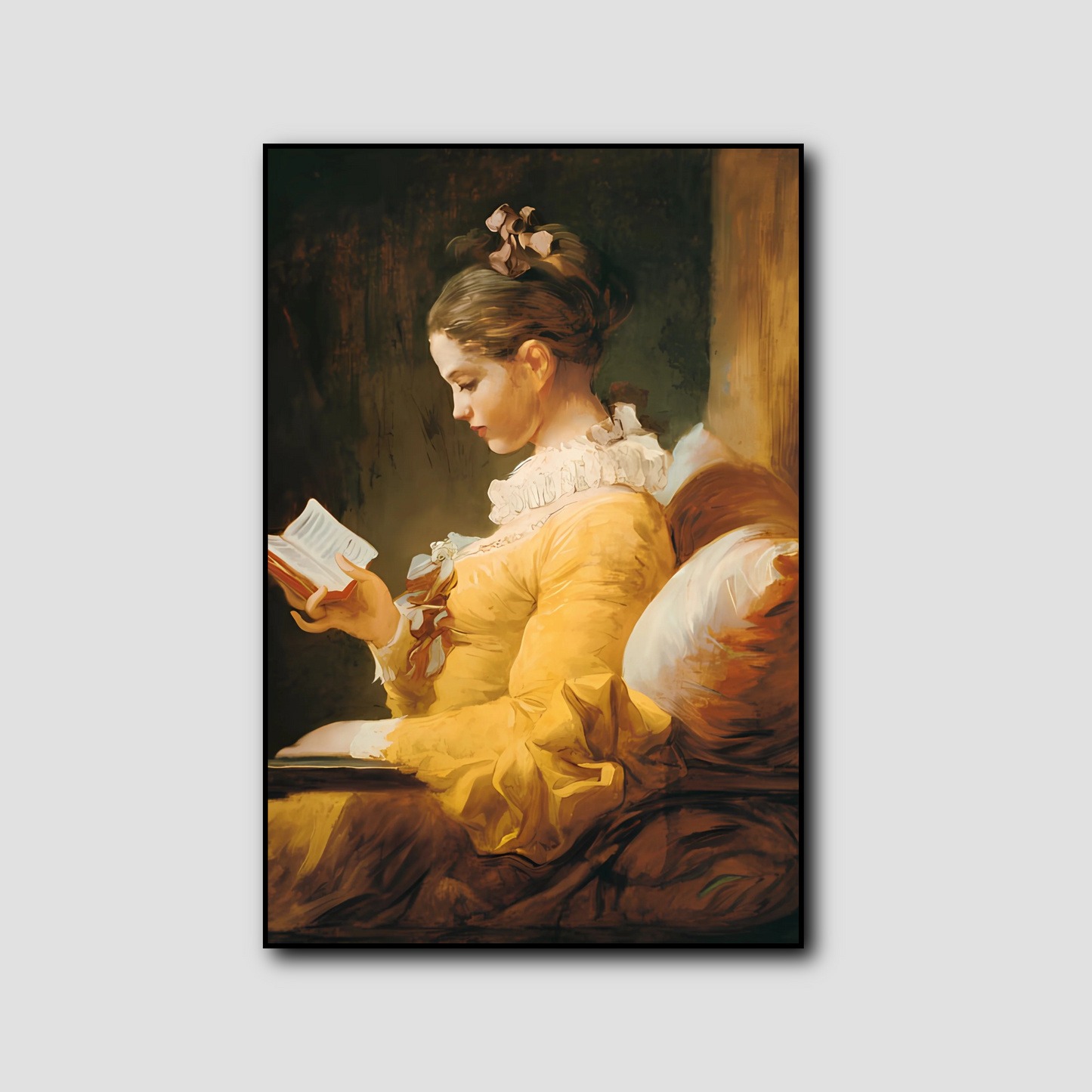 Jeune fille lisant - Jean Honoré Fragonard