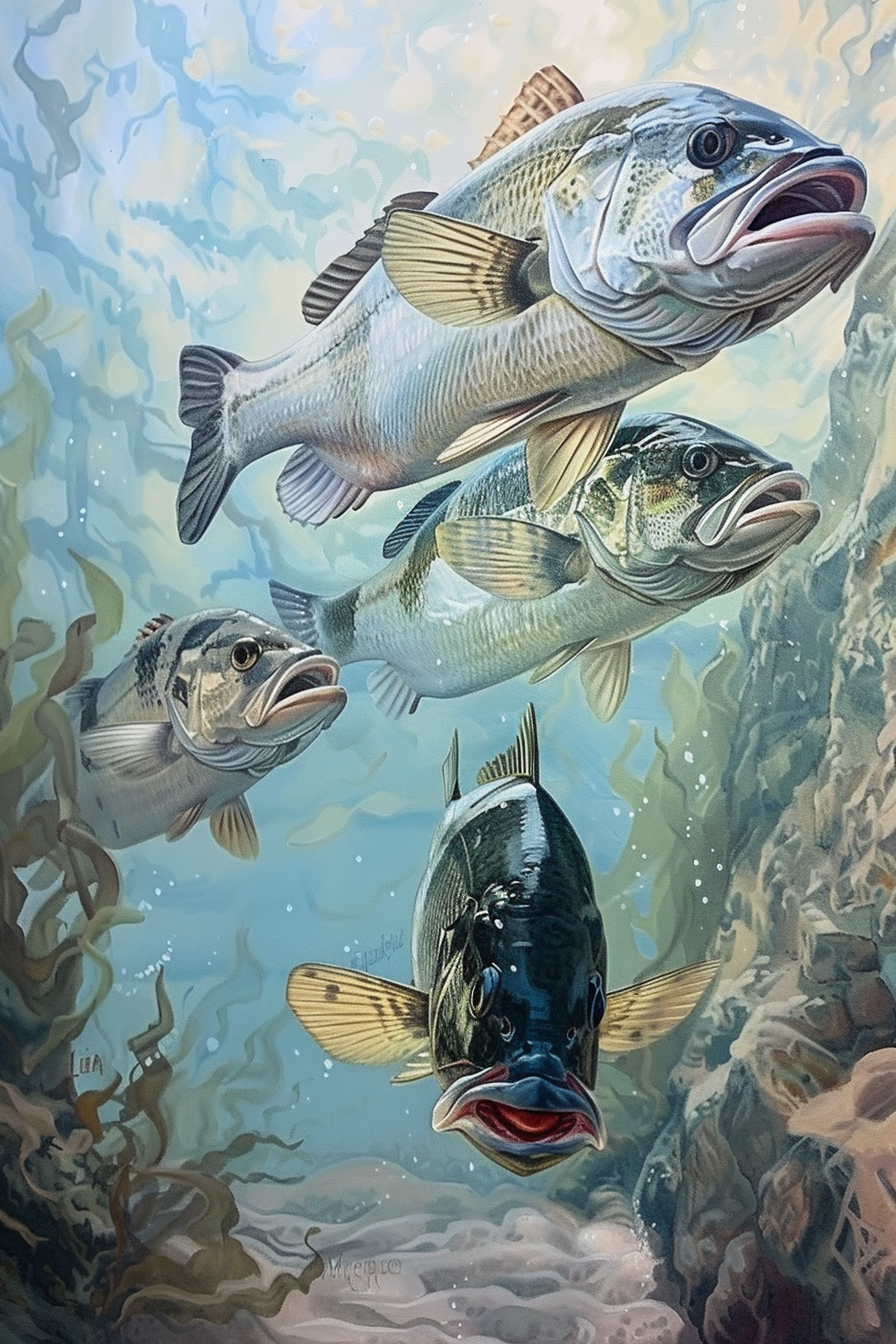 Peinture Poissons Bar 